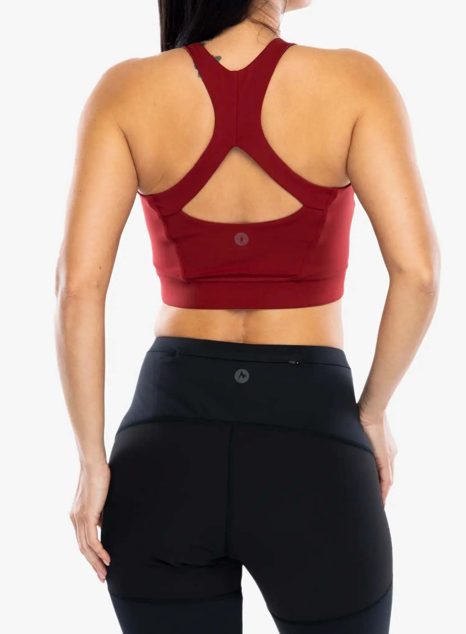 Sportski grudnjak Smartwool Active Crop Bra - currant