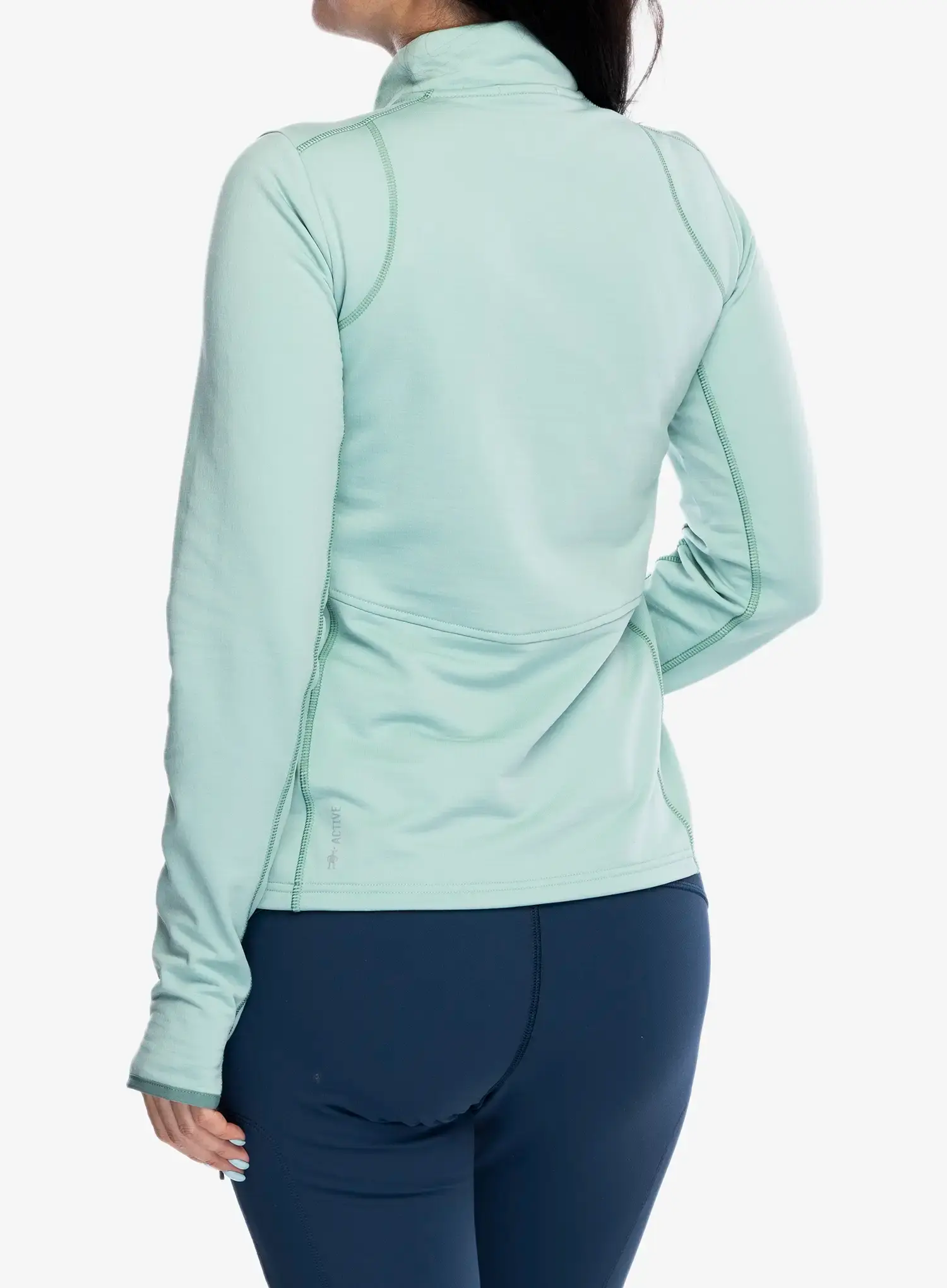 Ženska dukserica Smartwool Active Fleece 1/2 Zip - arctic green