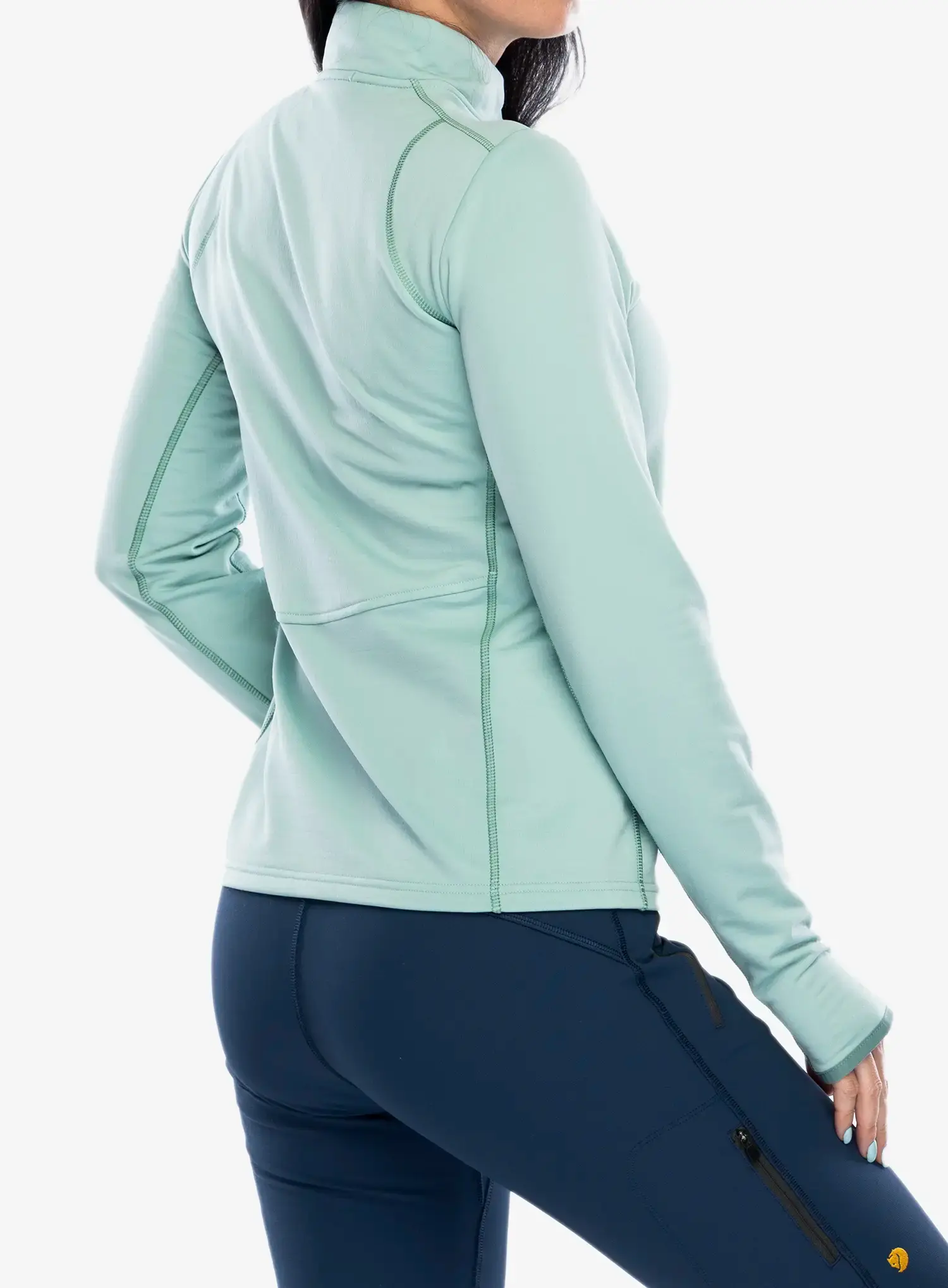 Ženska dukserica Smartwool Active Fleece 1/2 Zip - arctic green