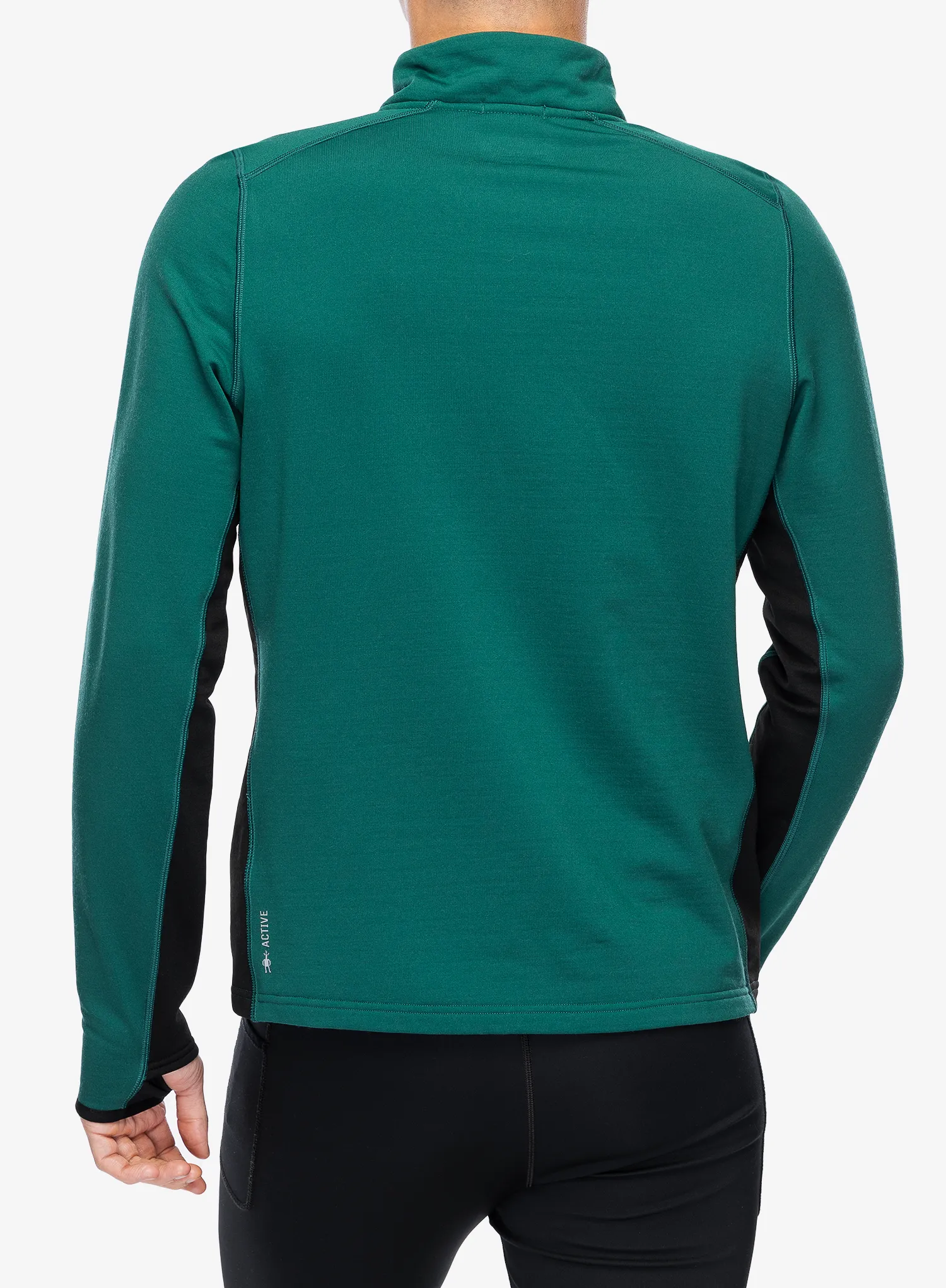 Dukserica Smartwool Active Fleece 1/2 Zip - evergreen