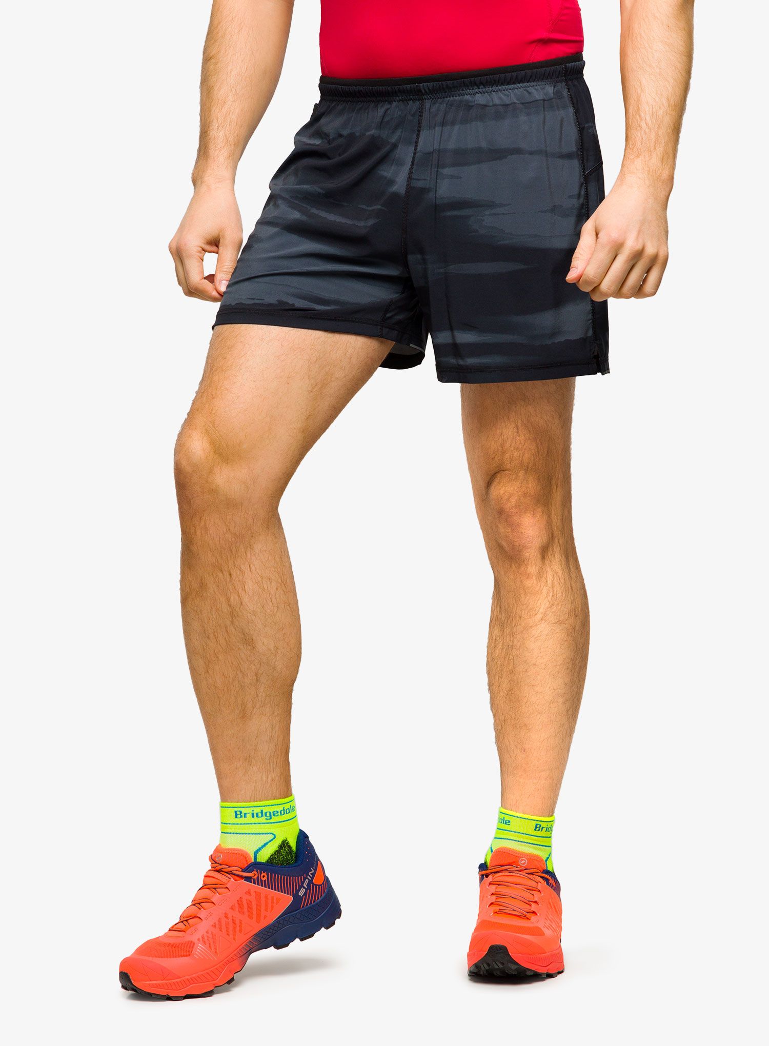Muške kratke hlače Smartwool Active Lined 5 Short - black horizon print