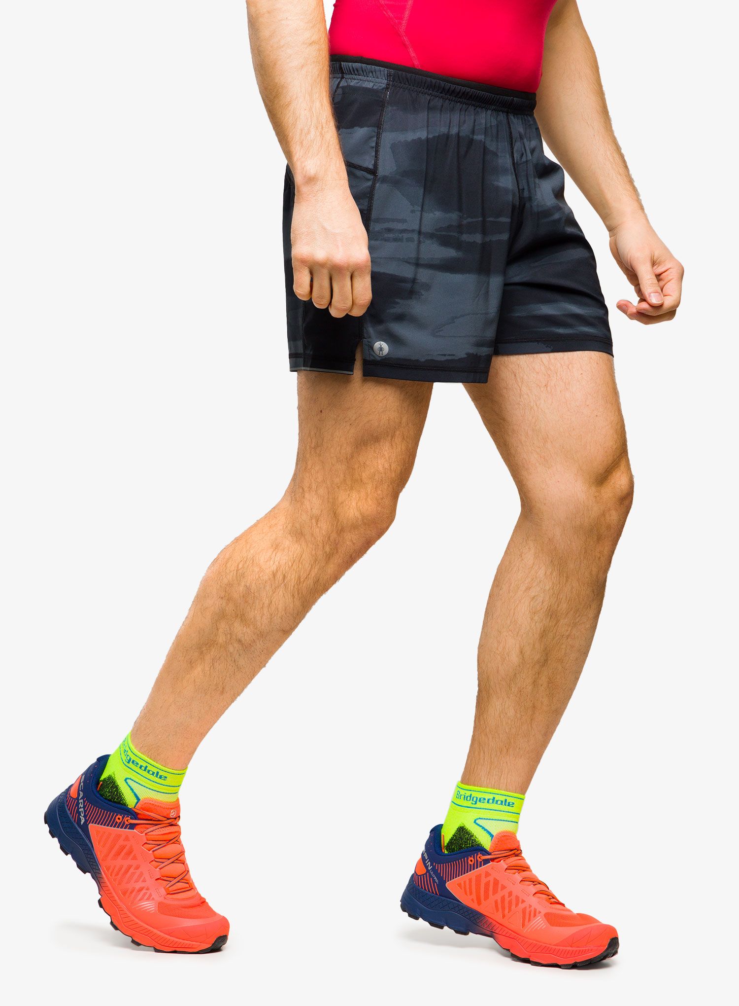 Muške kratke hlače Smartwool Active Lined 5 Short - black horizon print