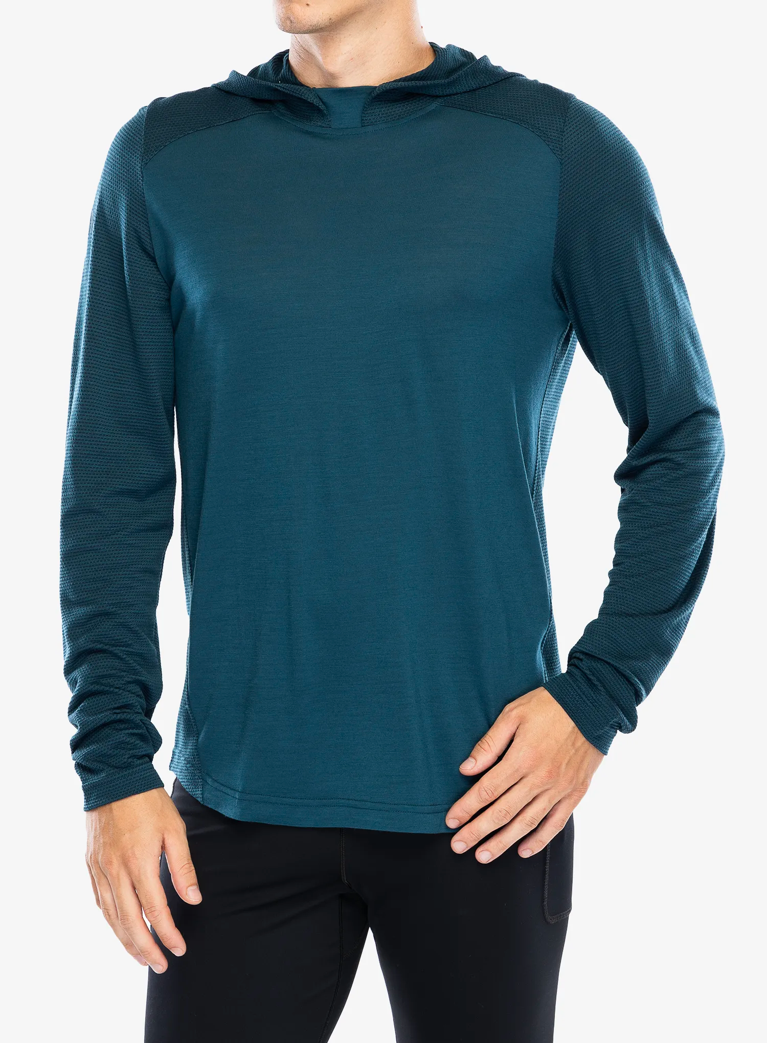 Majica s kapuljačom Smartwool  Active Mesh Hoodie - twilight blue