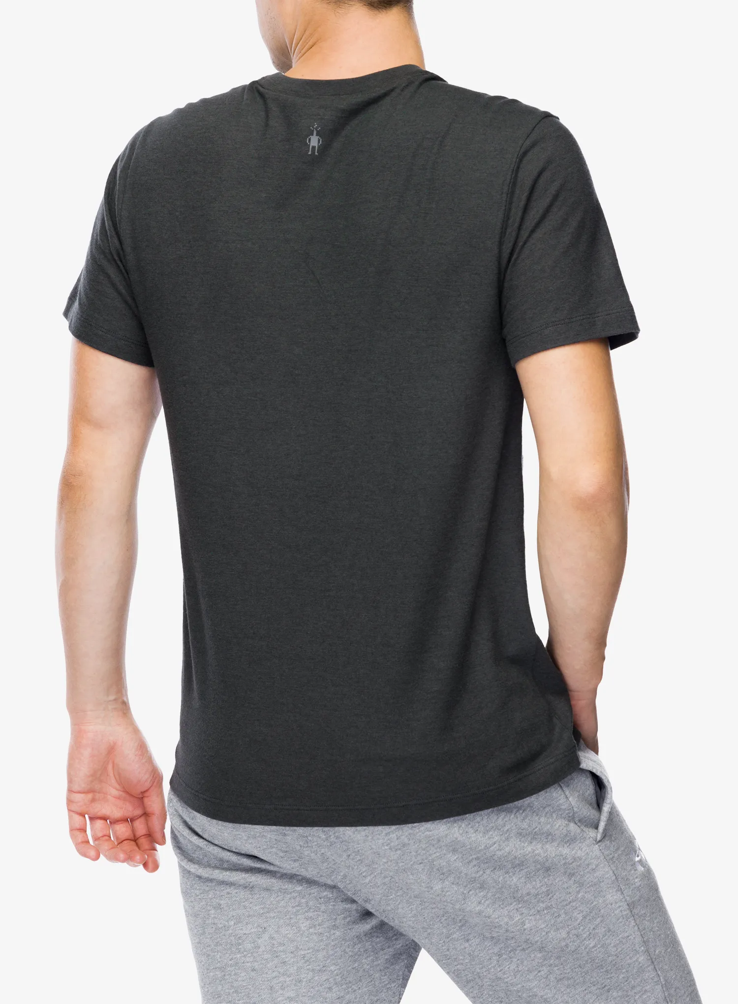 Majica s tiskom Smartwool Bear Range Graphic Short Sleeve Tee - charcoal