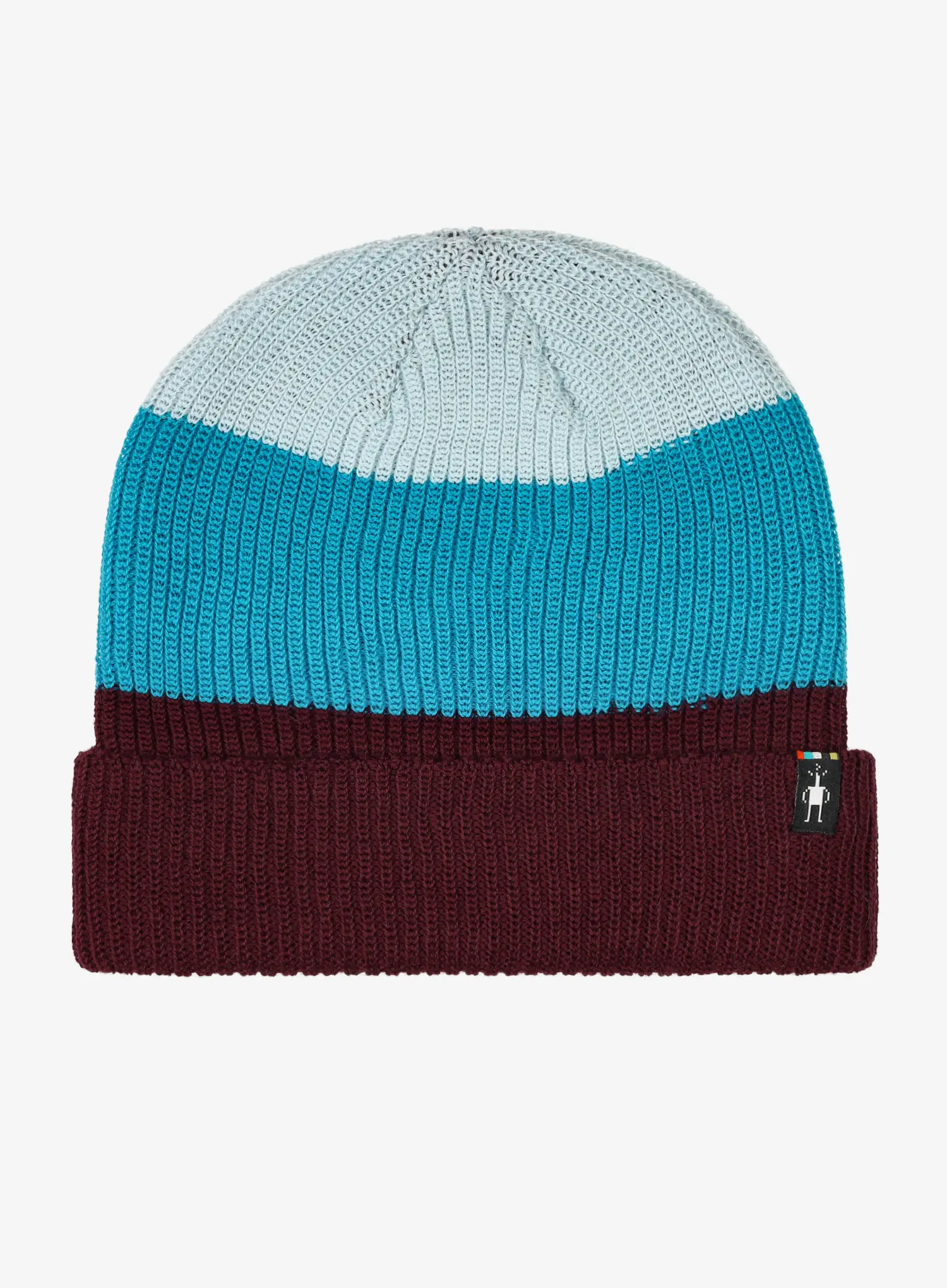 Zimska kapa Smartwool Cantar Colorblock Beanie - eggplant plaid