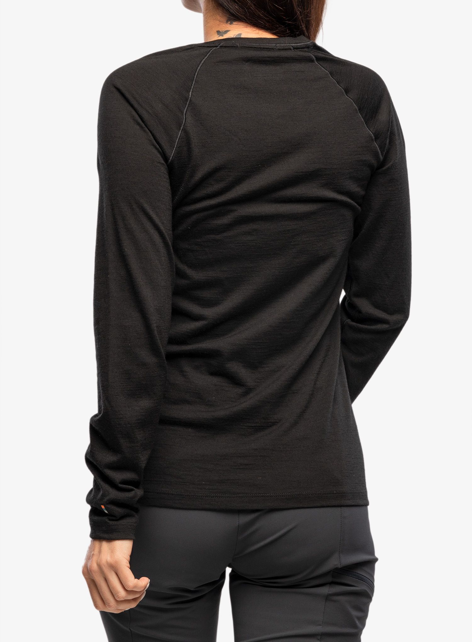 Ženska termoaktivna dukserica Smartwool Classic All-Season Merino Base Layer Long Sleeve - black