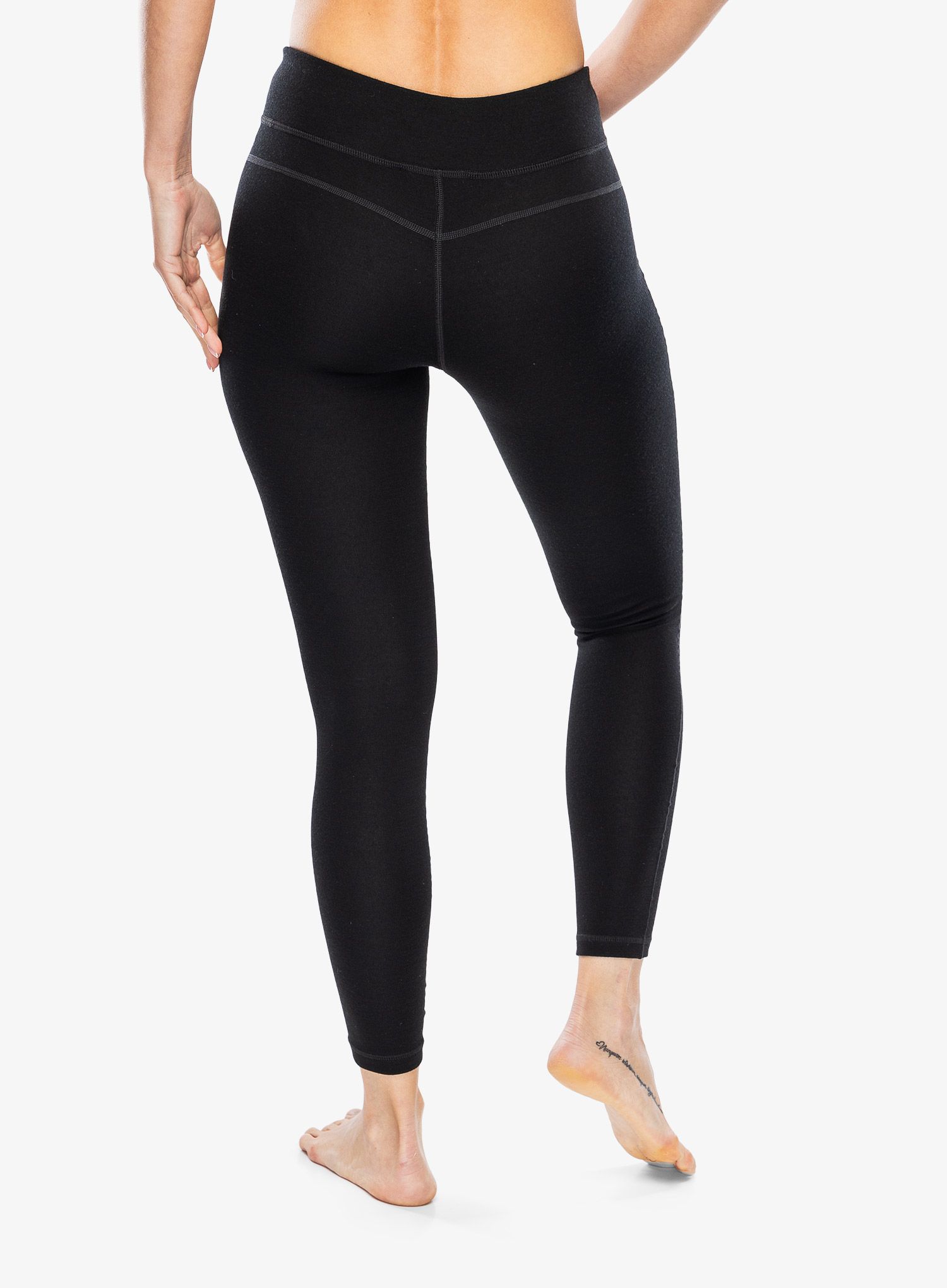 Ženske termo tajice Smartwool Classic Merino BL Bottom - black