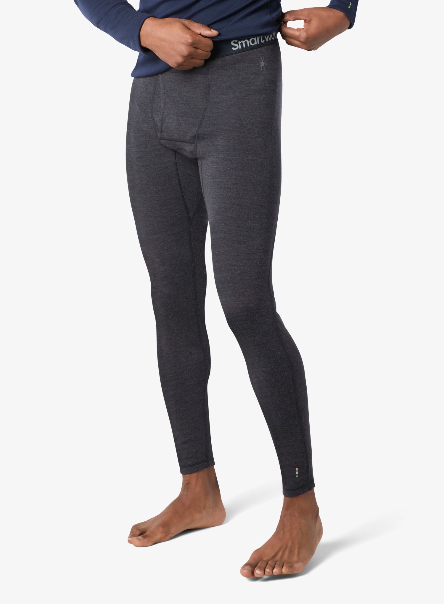 Termo tajice Smartwool Classic Thermal Merino Base Layer Bottom Boxed - charcoal heather
