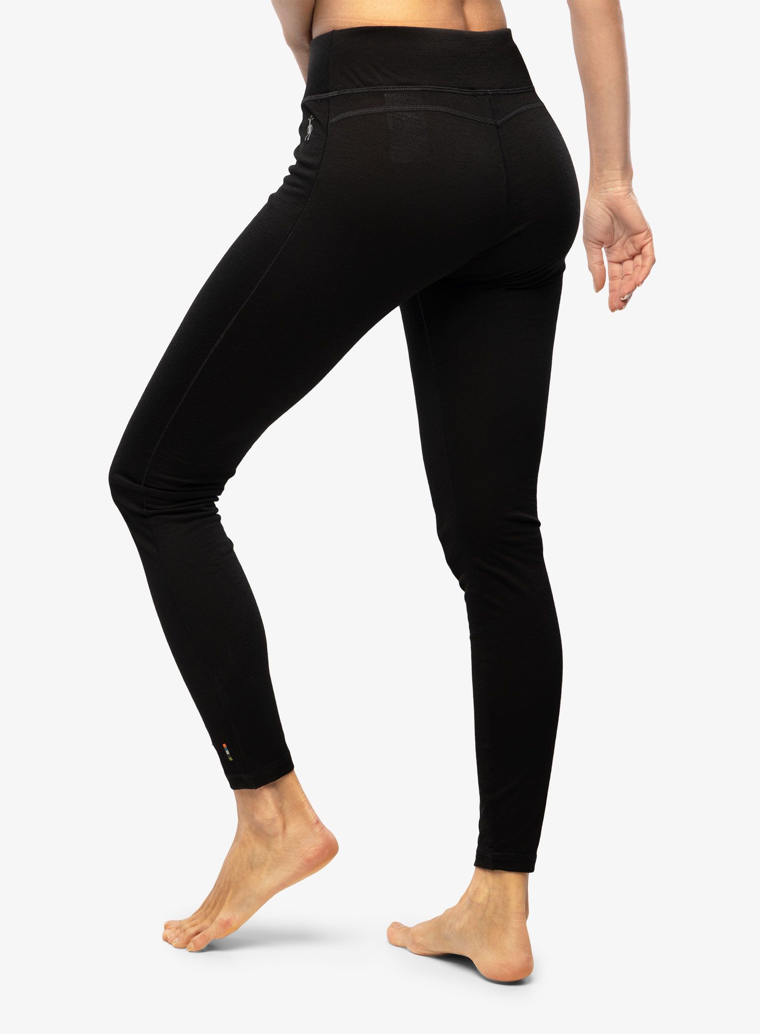 Ženske termo tajice Smartwool Classic Merino Base Layer Bottom Boxed - black