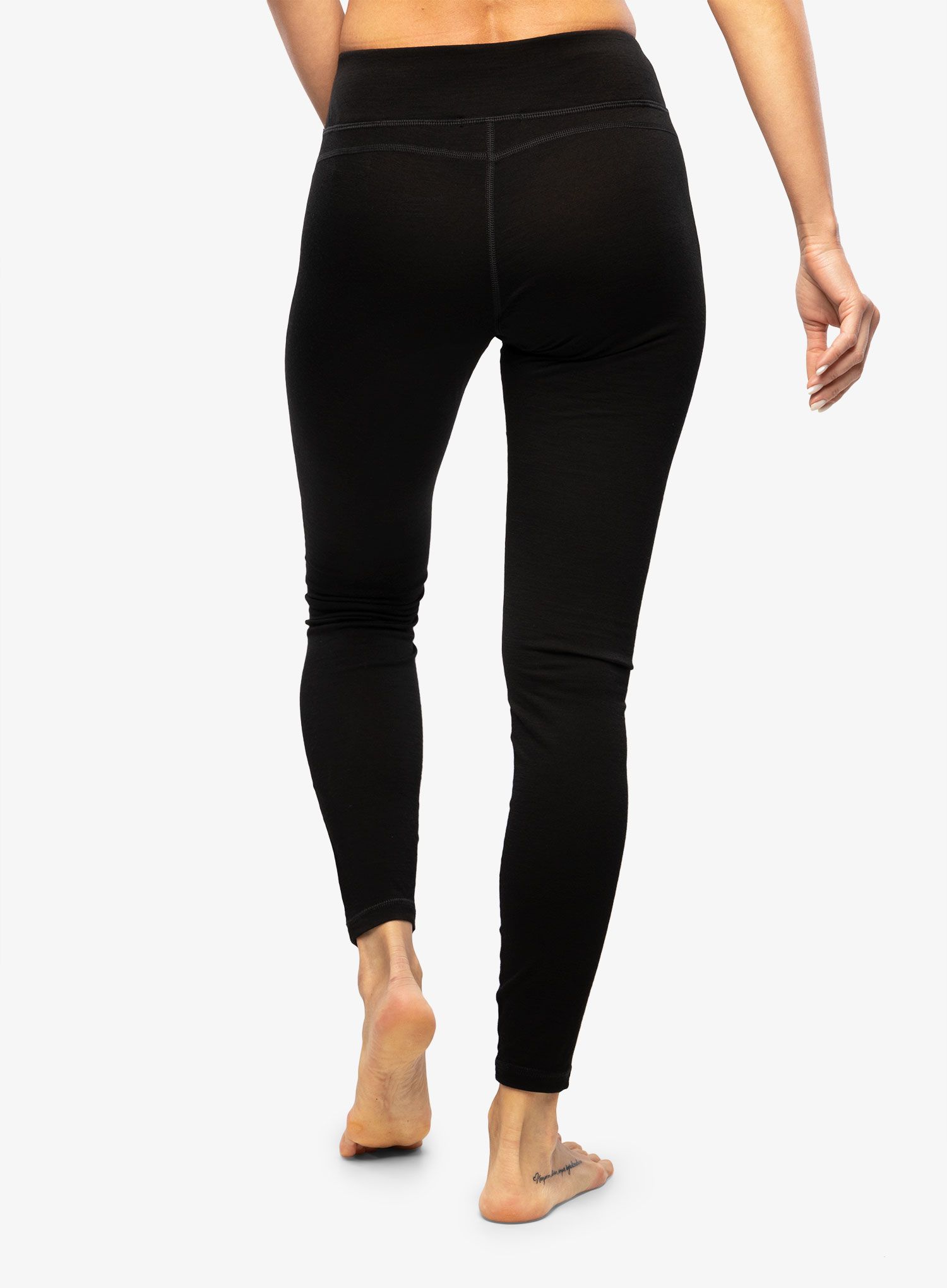 Ženske termo tajice Smartwool Classic Merino Base Layer Bottom Boxed - black