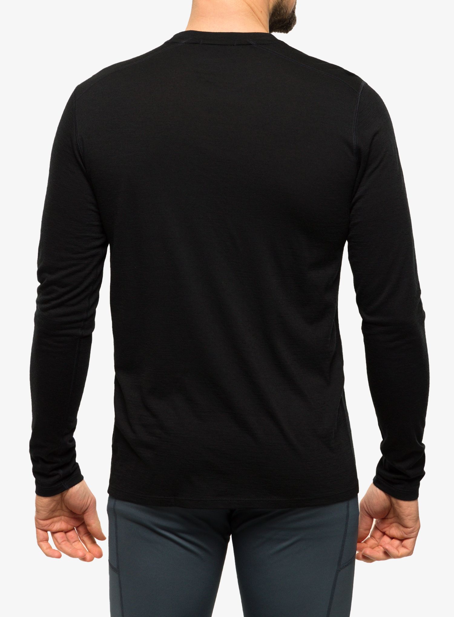 Termoaktivna dukserica Smartwool Classic Merino Base Layer LS Boxed - black