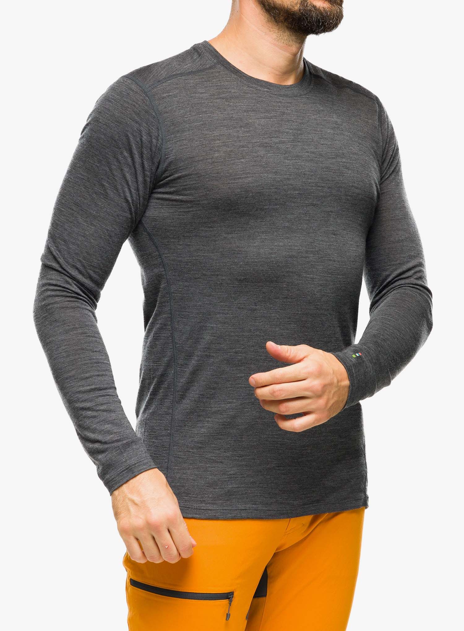 Termoaktivna dukserica Smartwool Classic Merino Base Layer LS Boxed - iron heather