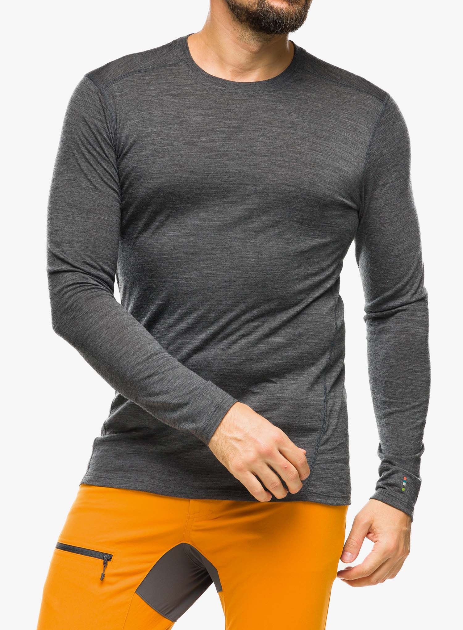 Termoaktivna dukserica Smartwool Classic Merino Base Layer LS Boxed - iron heather
