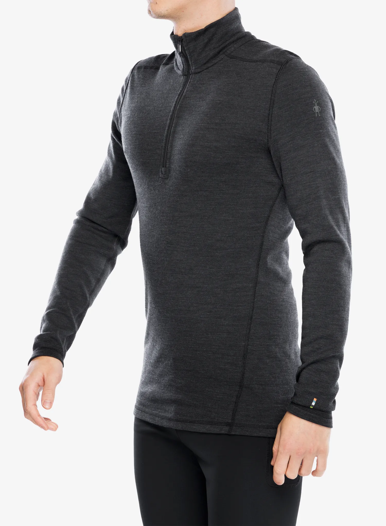 Termoaktivna dukserica Smartwool Classic Thermal Merino BL 1/4 Zip Boxed - charcoal heather