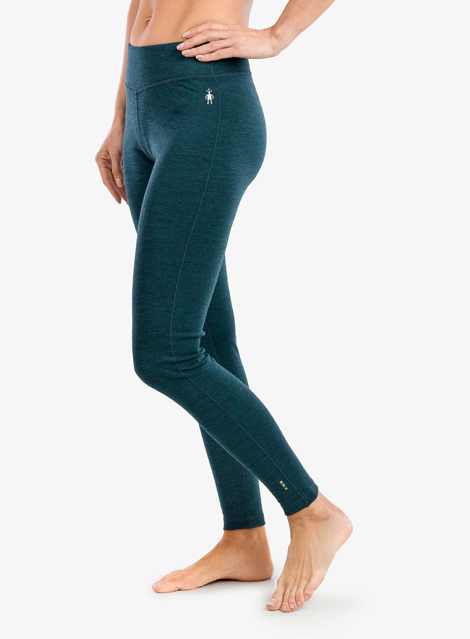 Ženske termo tajice Smartwool Classic Thermal Merino Base Layer Bottom Boxed - twilight blue heather