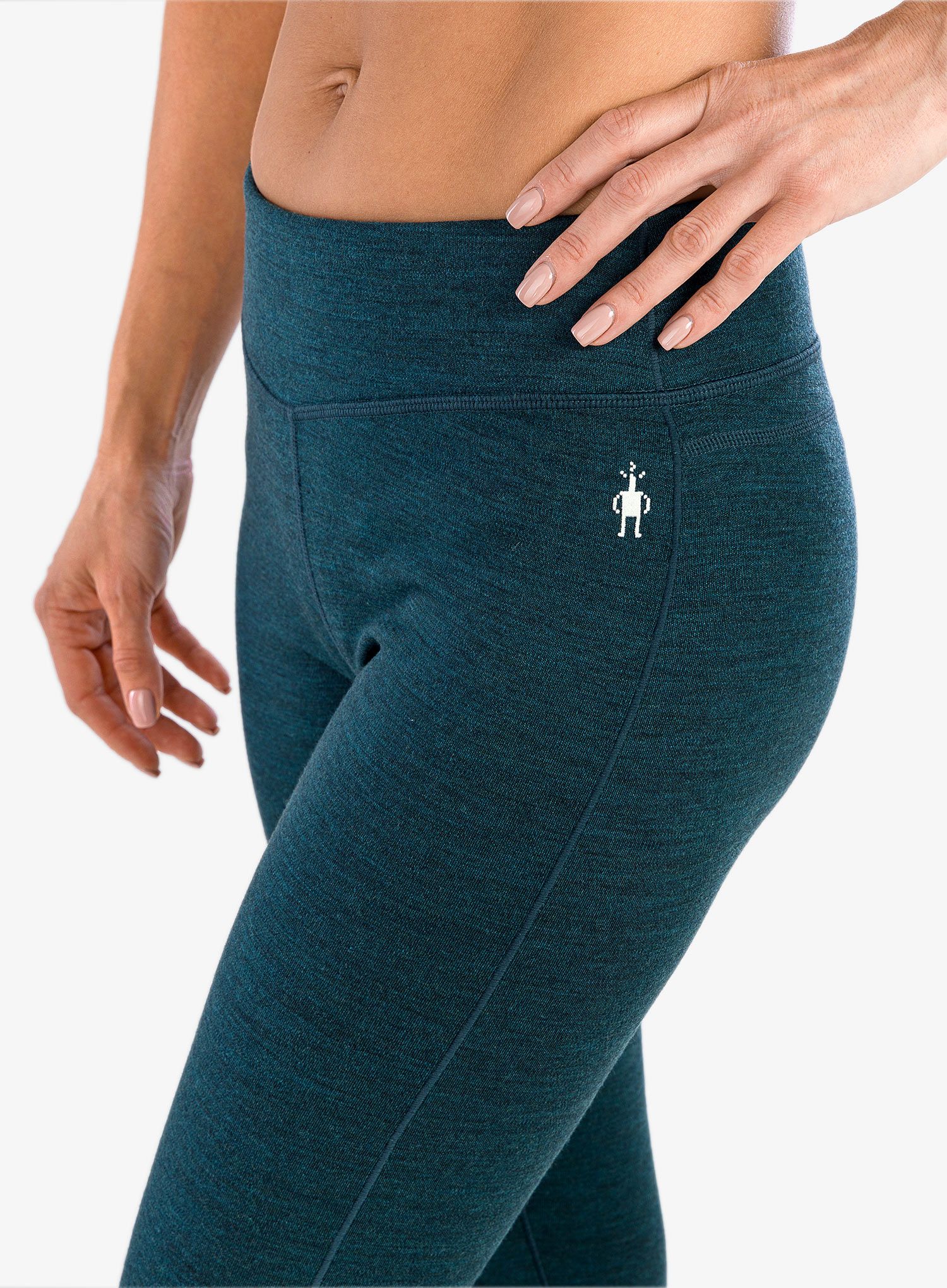 Ženske termo tajice Smartwool Classic Thermal Merino Base Layer Bottom Boxed - twilight blue heather