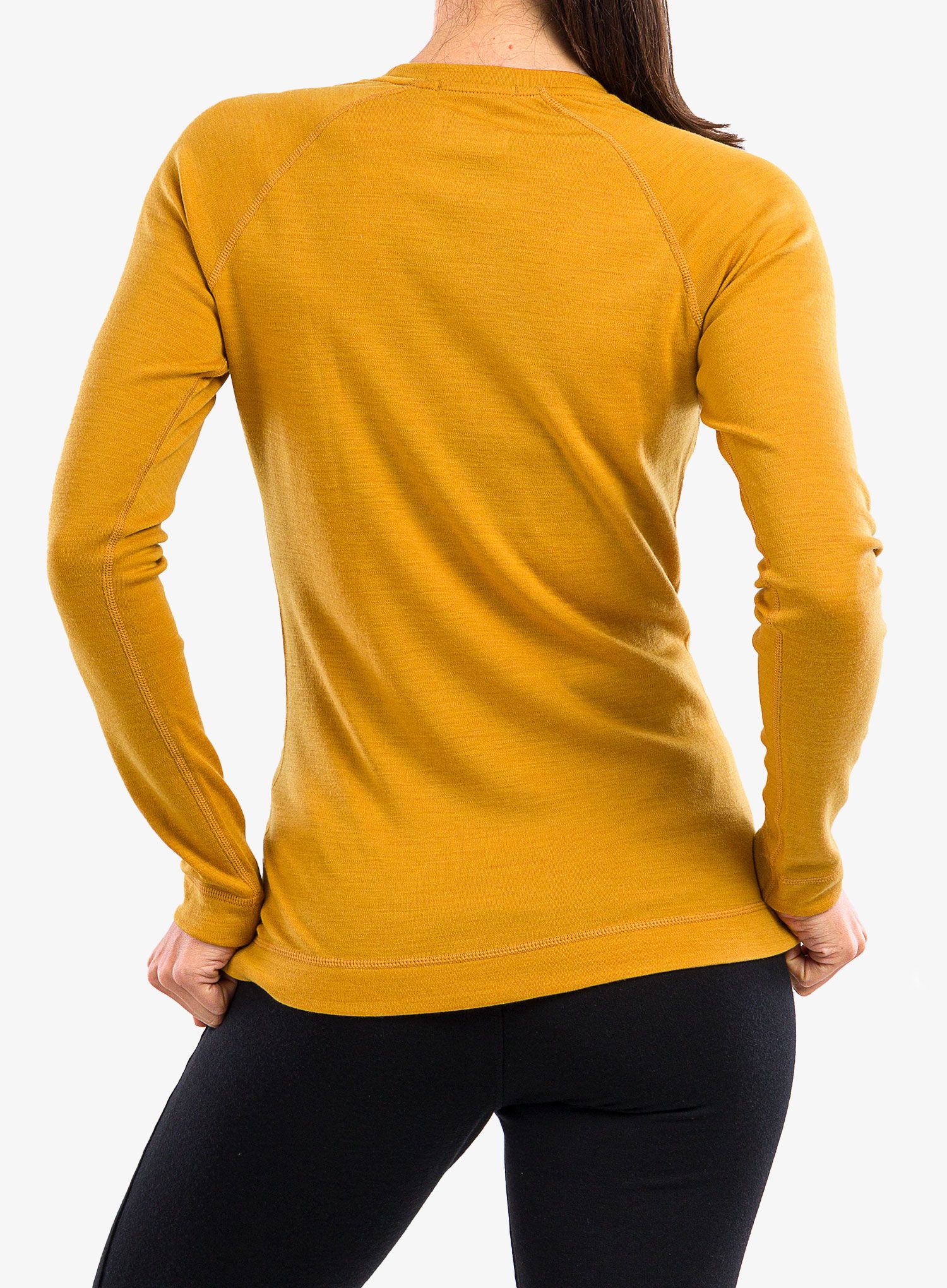 Ženska dukserica Smartwool Classic Thermal Merino Base Layer Crew Boxed - honey gold heather