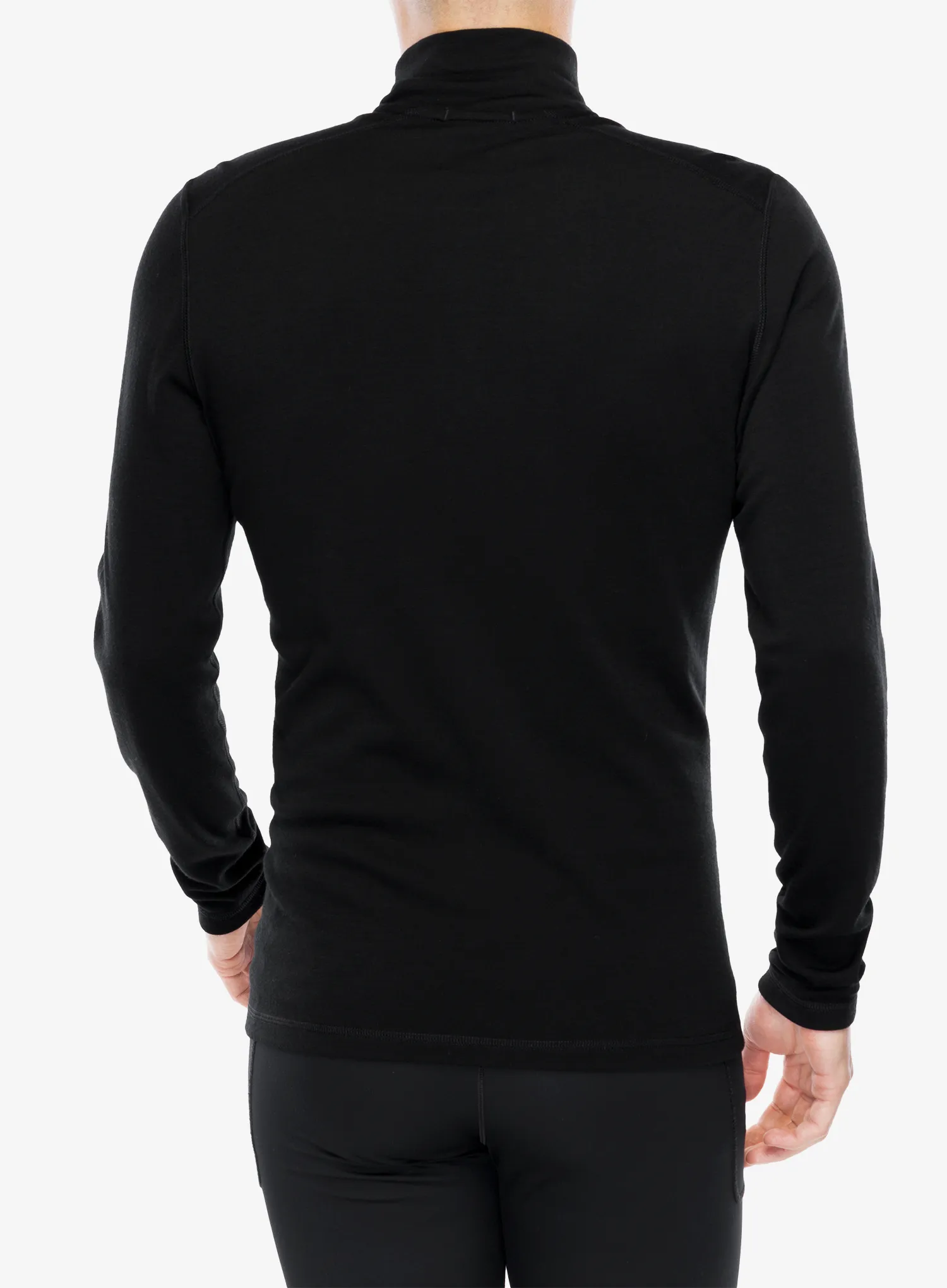 Termoaktivna dukserica Smartwool Classic Thermal Merino Base Layer 1/4 Zip Boxed - black