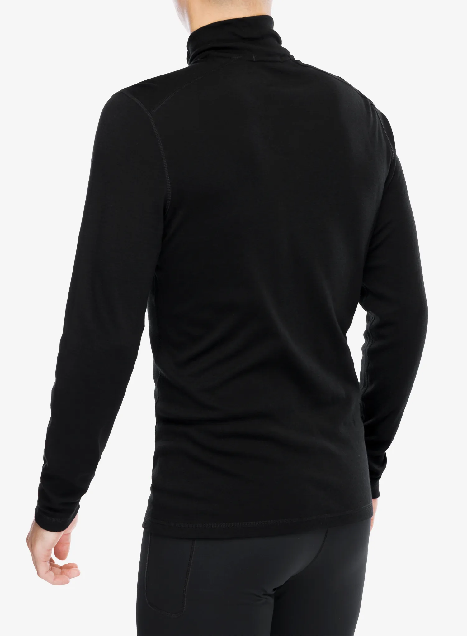 Termoaktivna dukserica Smartwool Classic Thermal Merino Base Layer 1/4 Zip Boxed - black