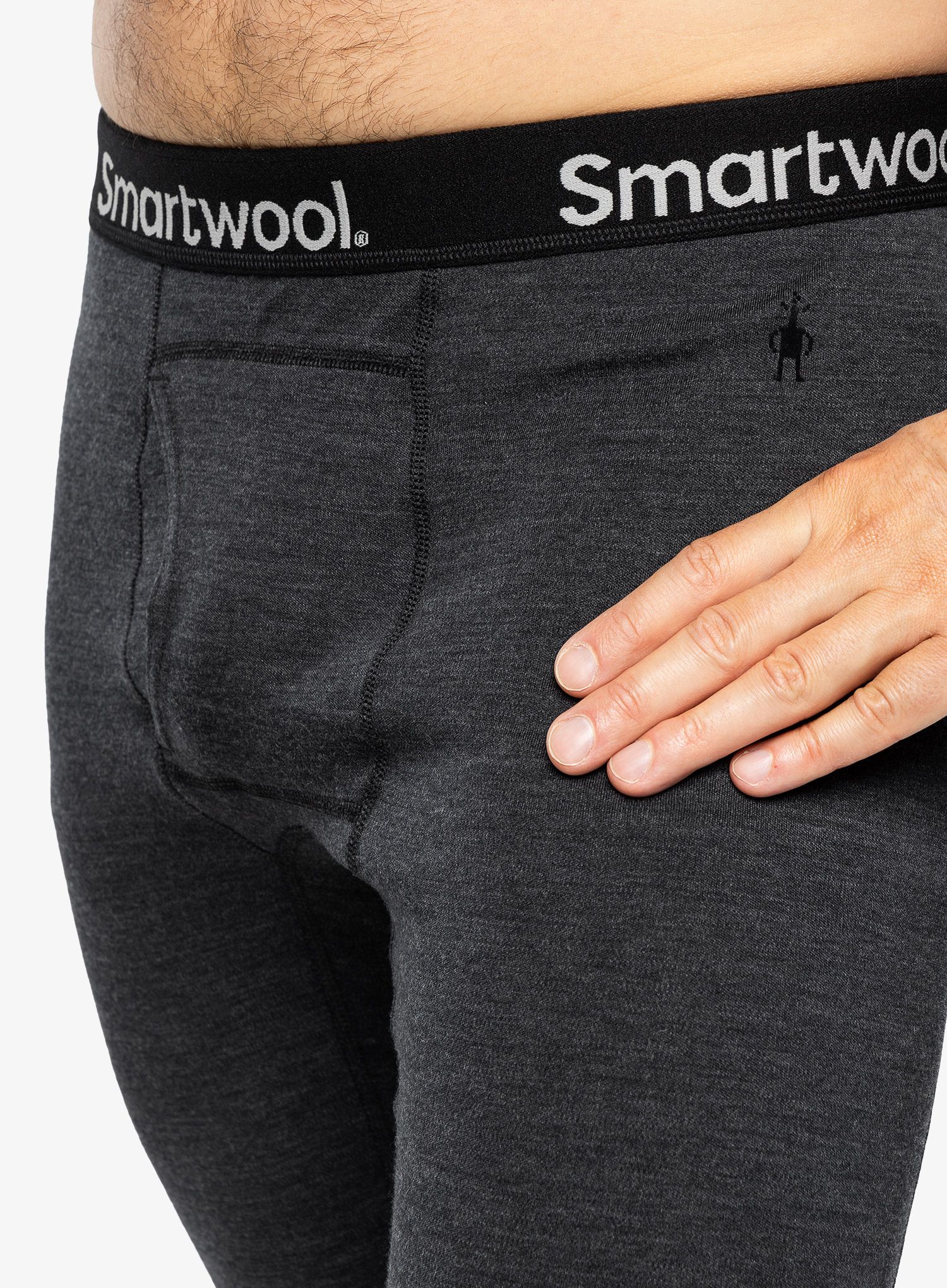 Termo tajice Smartwool Classic Thermal Merino Base Layer Bottom - charcoal heather