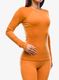 Ženska dukserica Smartwool Classic Thermal Merino Base Layer Crew Boxed - marmalade heather