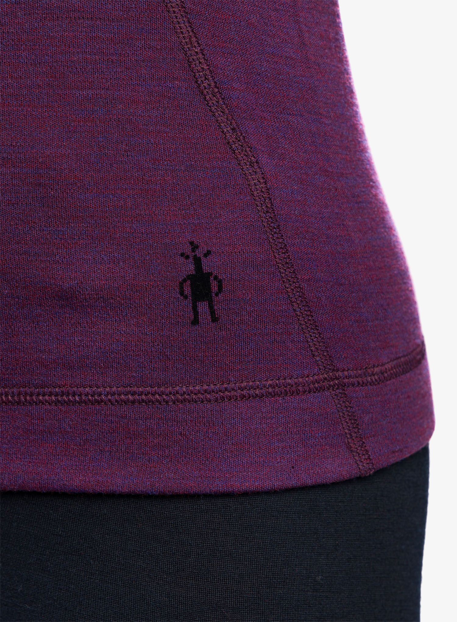 Ženska dukserica Smartwool Classic Thermal Merino Base Layer Crew Boxed - purple iris heather