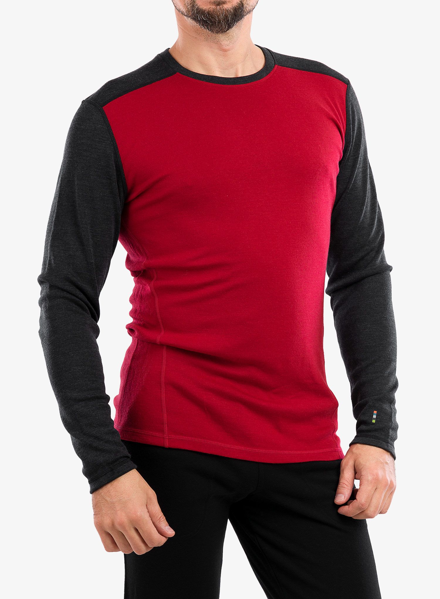 Dukserica Smartwool Classic Thermal Merino Base Layer Crew Boxed - rythmic red
