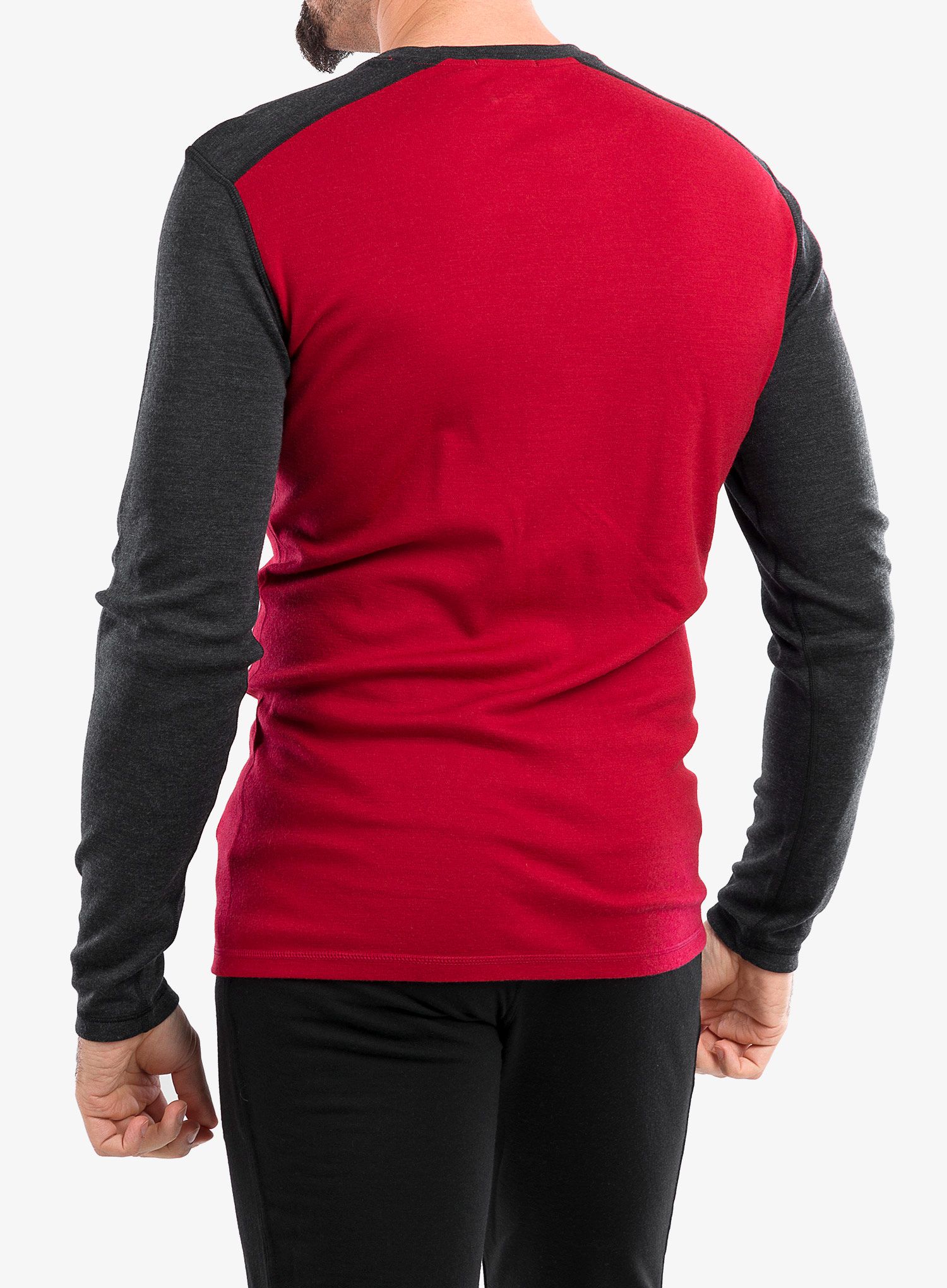 Dukserica Smartwool Classic Thermal Merino Base Layer Crew Boxed - rythmic red