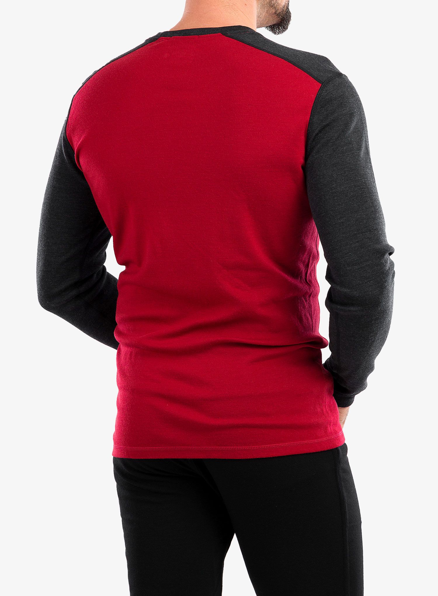 Dukserica Smartwool Classic Thermal Merino Base Layer Crew Boxed - rythmic red
