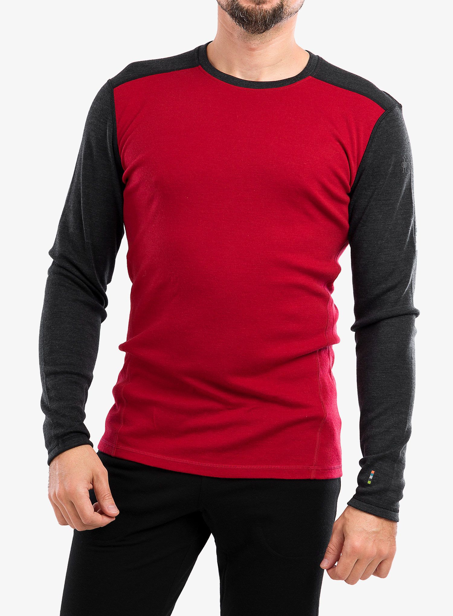 Dukserica Smartwool Classic Thermal Merino Base Layer Crew Boxed - rythmic red