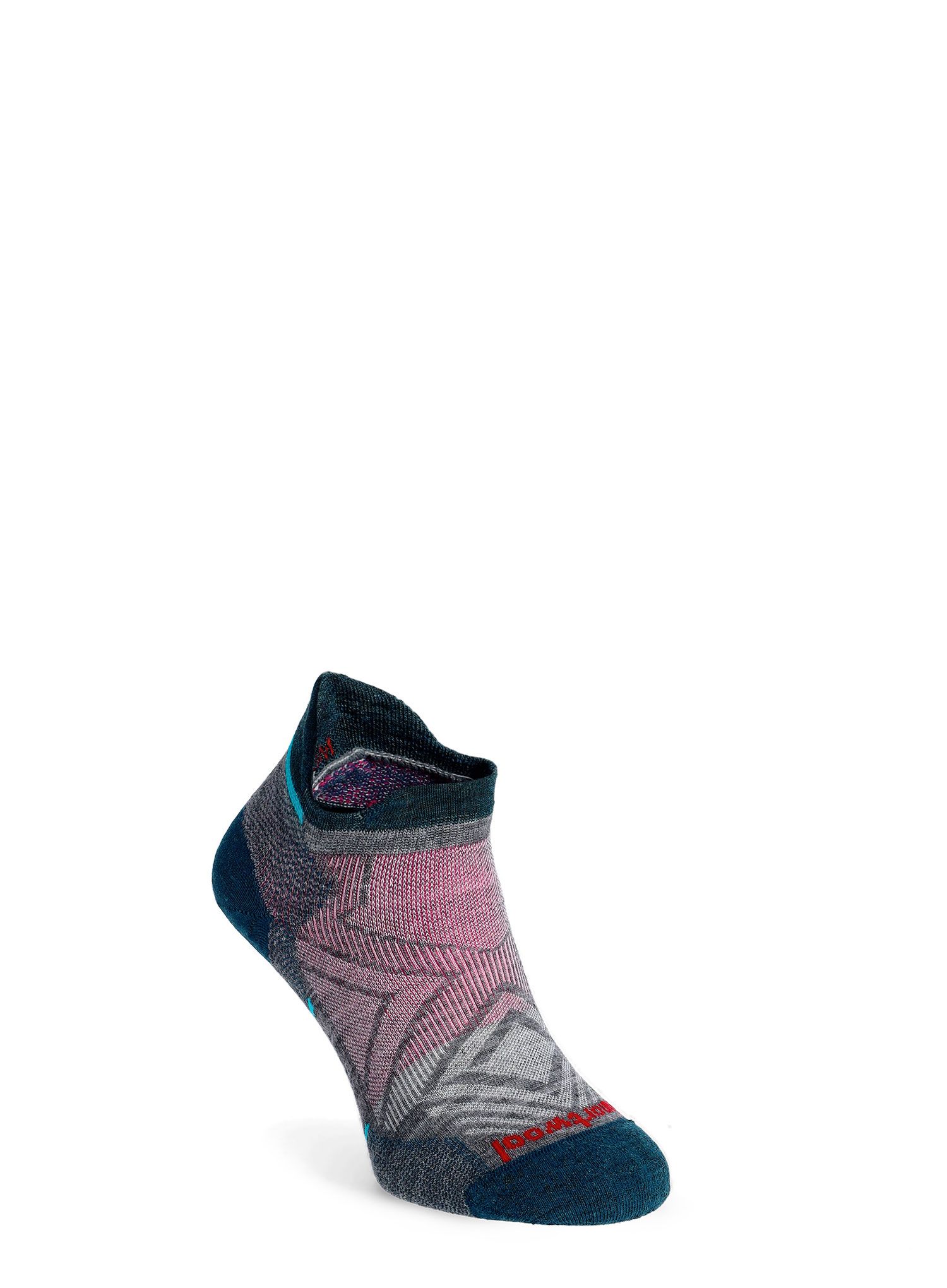 Ženske merino čarape Smartwool Run Zero Cushion Low Ankle Socks - medium gray
