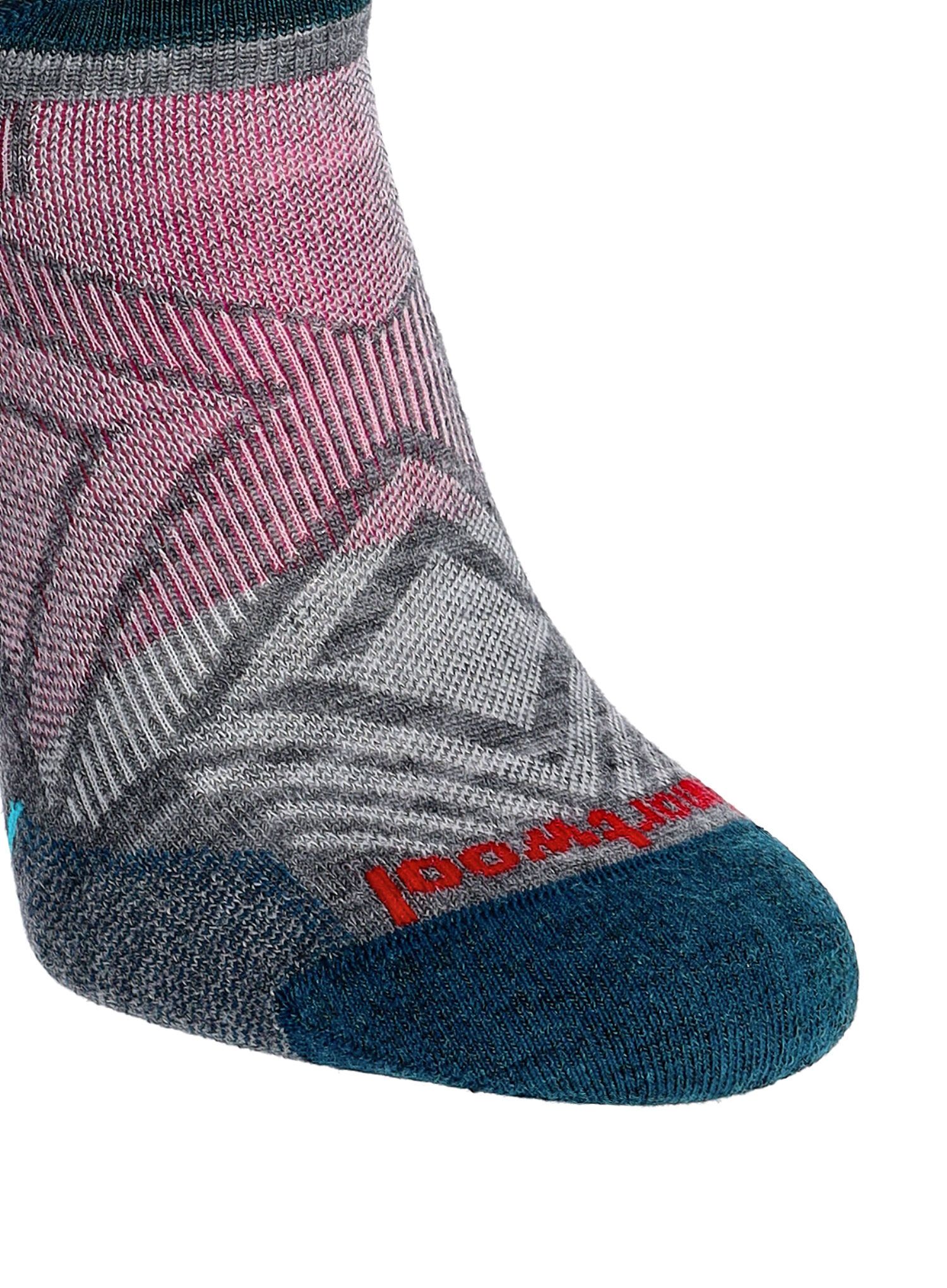 Ženske merino čarape Smartwool Run Zero Cushion Low Ankle Socks - medium gray