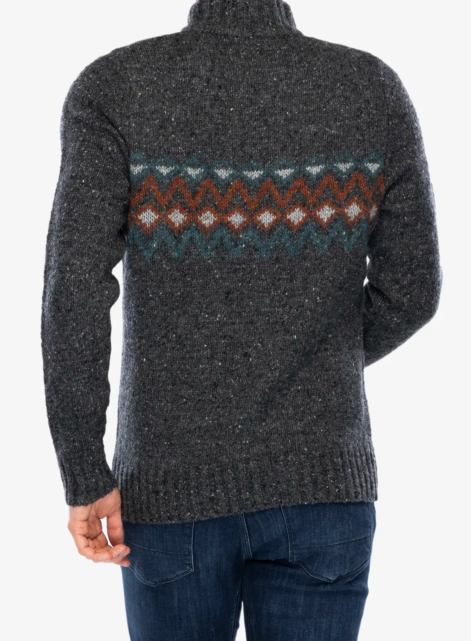 Vuneni džemper Smartwool Heavy Henley Sweater - charcoal heather