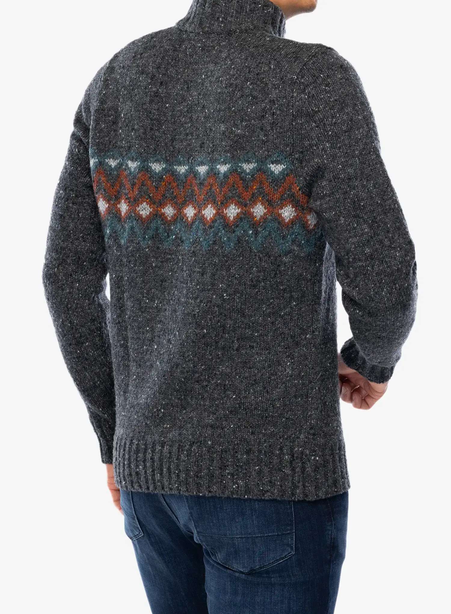 Vuneni džemper Smartwool Heavy Henley Sweater - charcoal heather