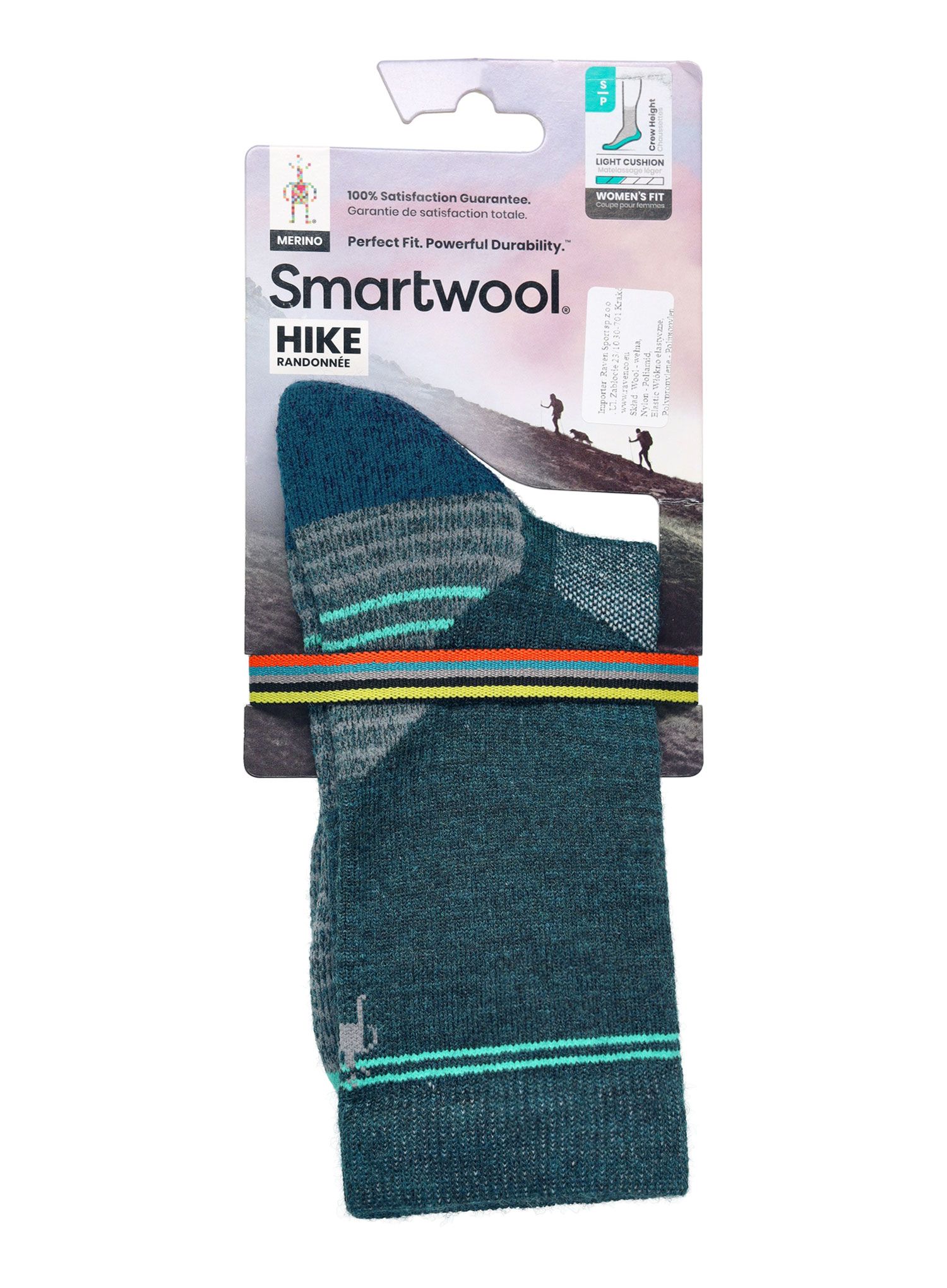Ženske merino čarape Smartwool Hike LC Crw - twilight blue