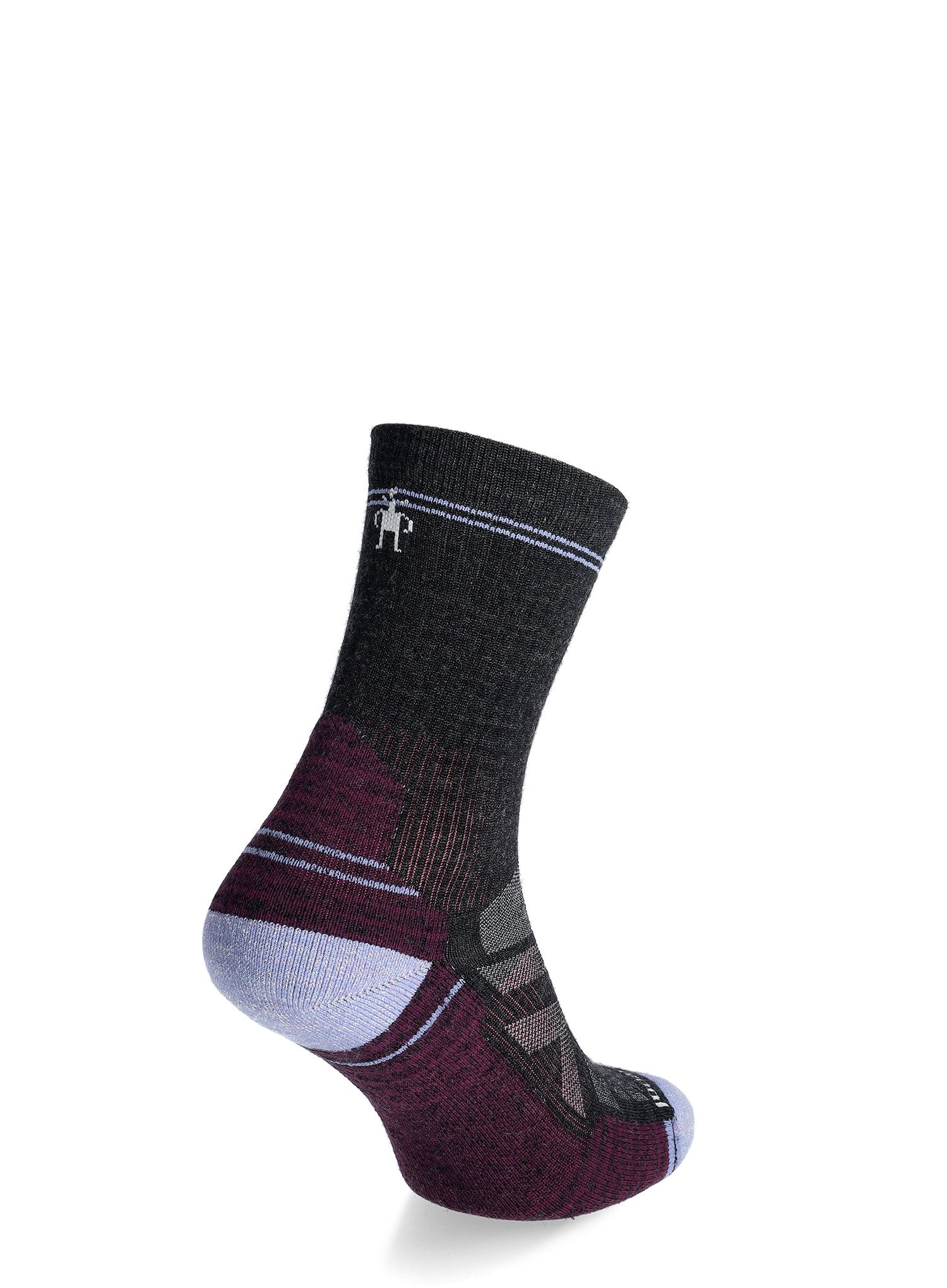 Ženske planinarske čarape Smartwool Hike Light Cushion Crew - charcoal