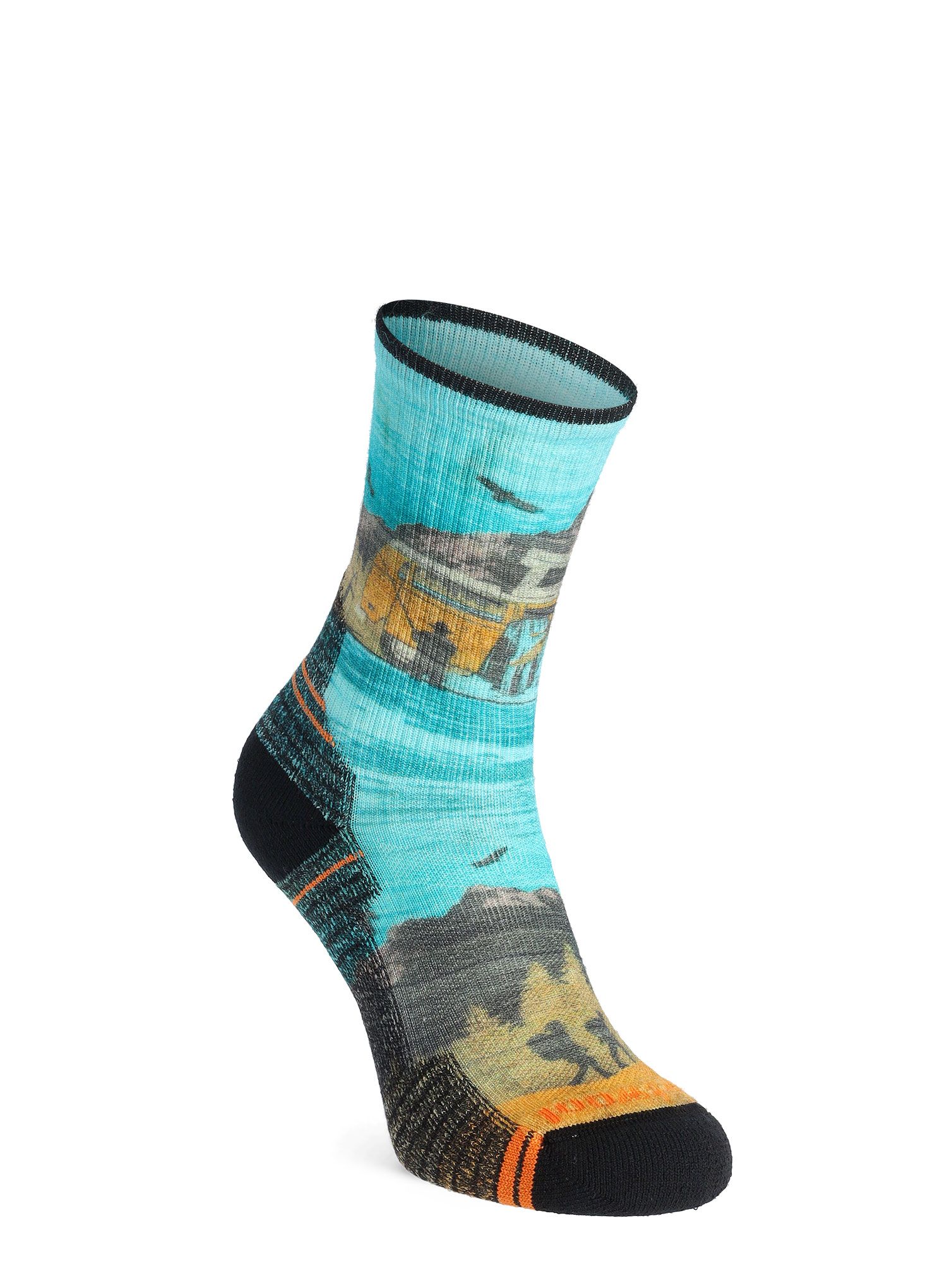 Planinarske čarape Smartwool Hike Light Cushion Great Excursion Print Crew Socks - multi color
