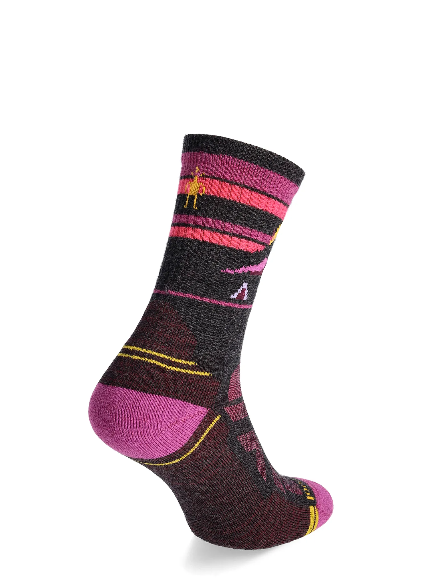 Ženske čarape Smartwool Hike Light Cushion Mountain Moon Crew Socks - charcoal