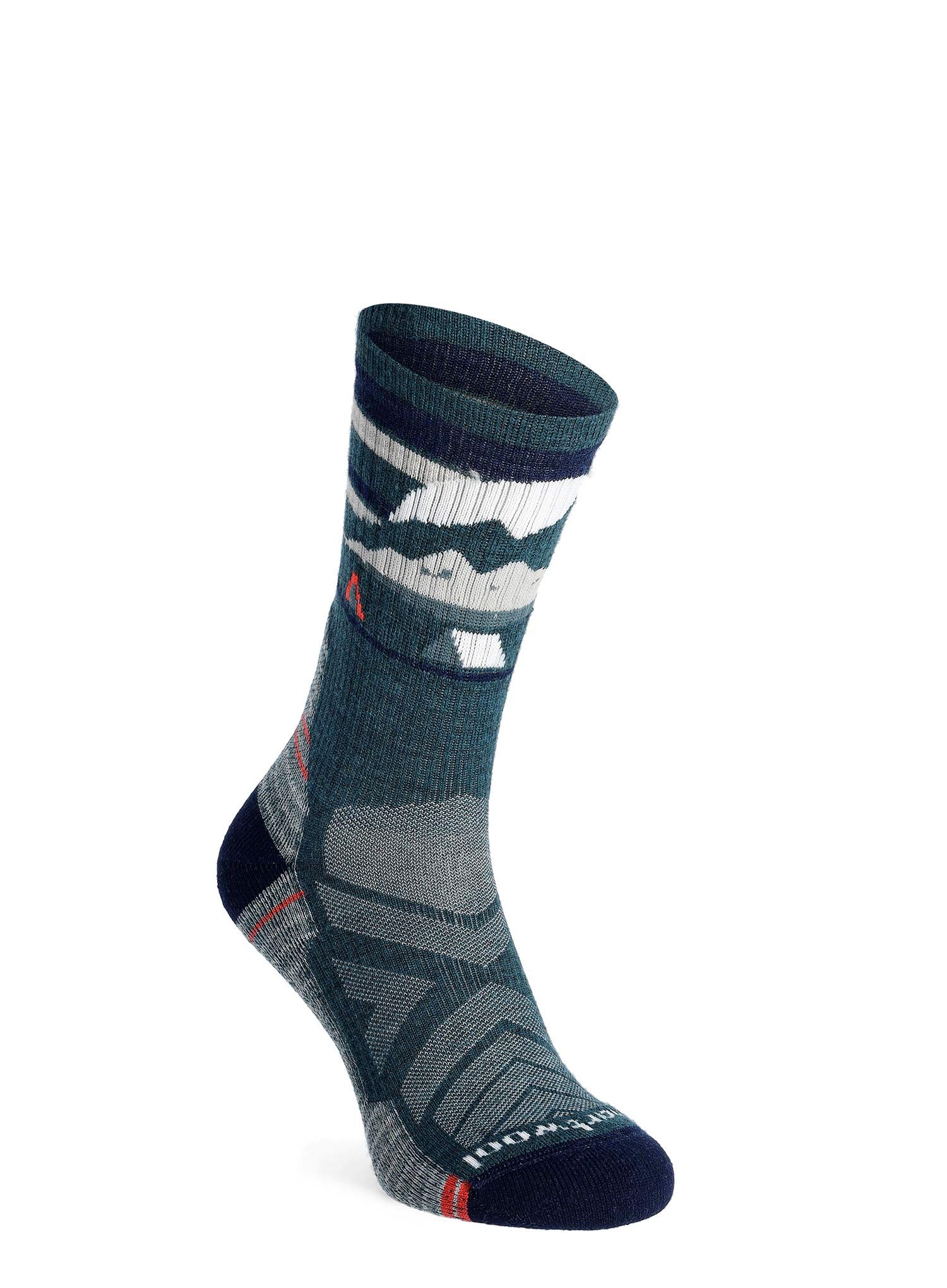 Ženske merino čarape Smartwool  Hike Light Cushion New Pattern Crew Socks - twilight blue