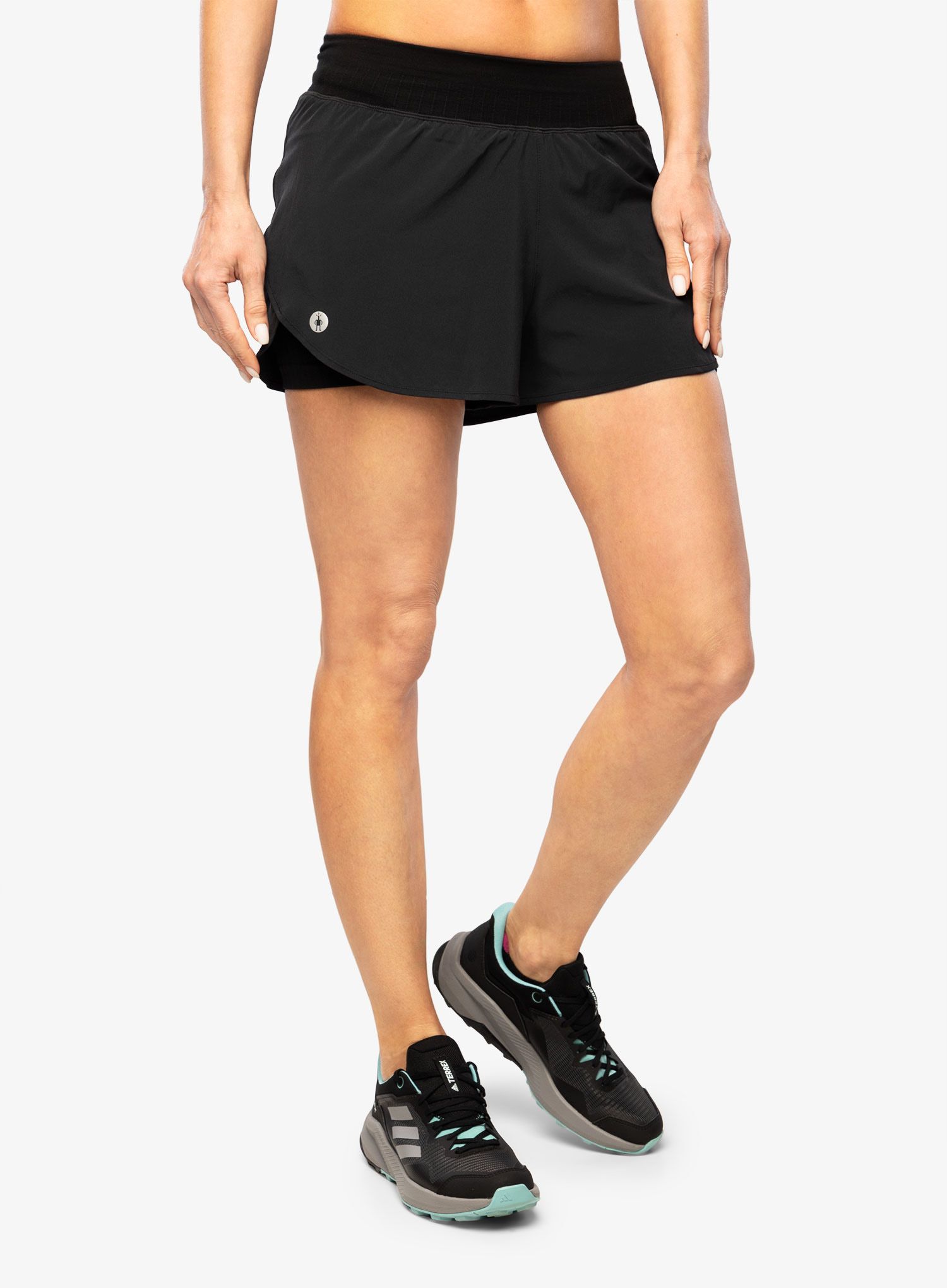 Ženske kratke hlače Smartwool Intraknit Active Lined Short - black