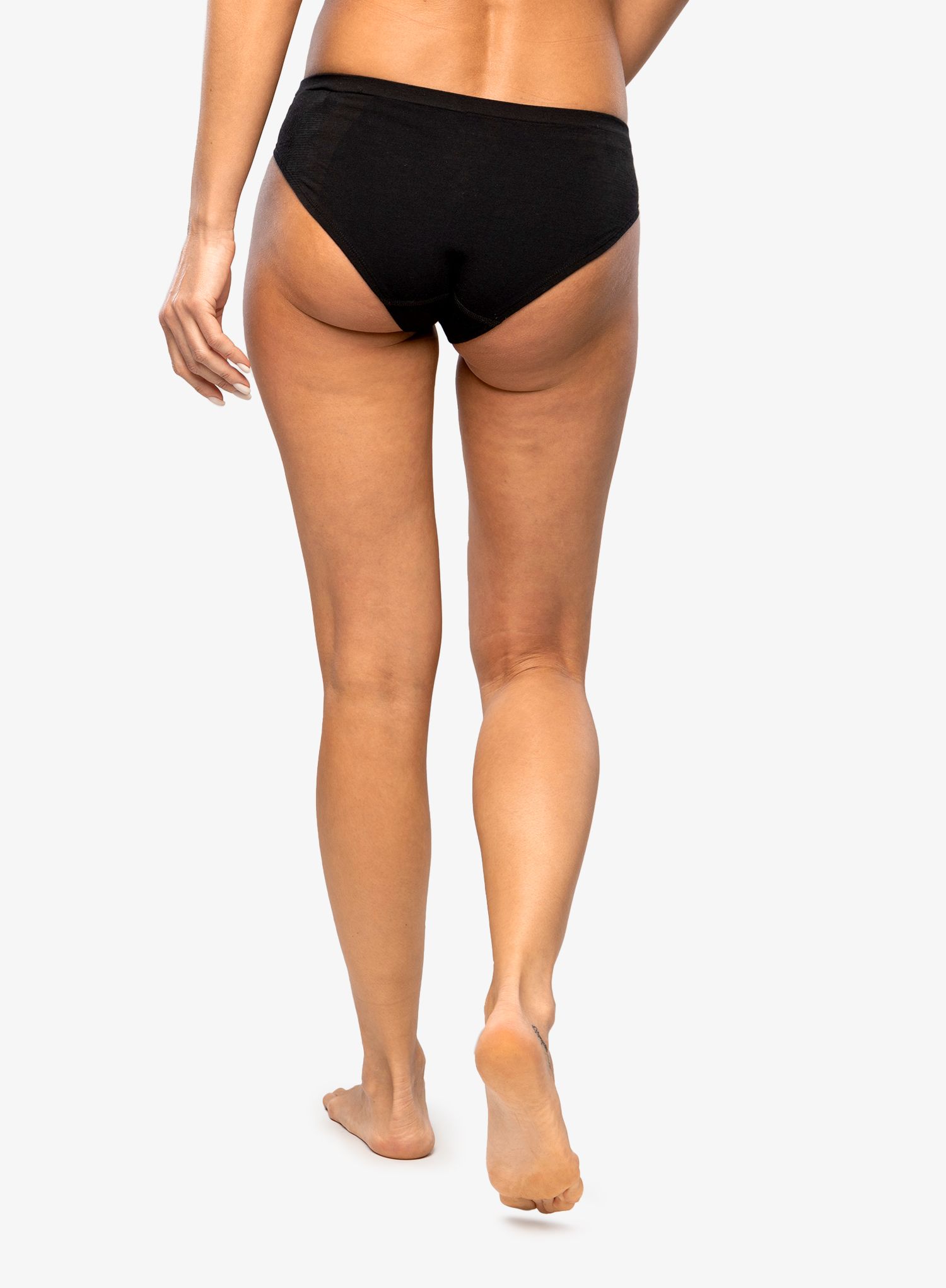 Ženske termoaktivne gaćice Smartwool Intraknit Bikini Boxed - black