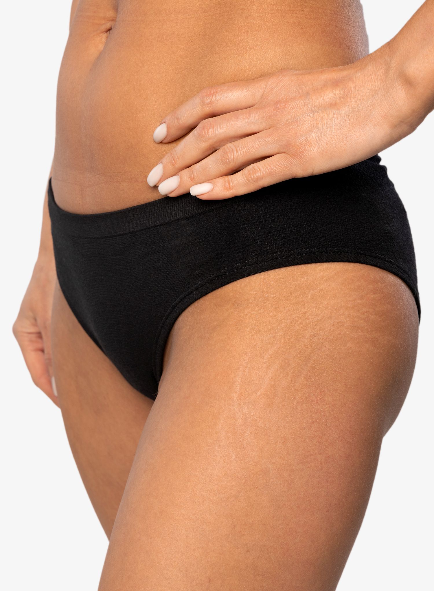 Ženske termoaktivne gaćice Smartwool Intraknit Bikini Boxed - black