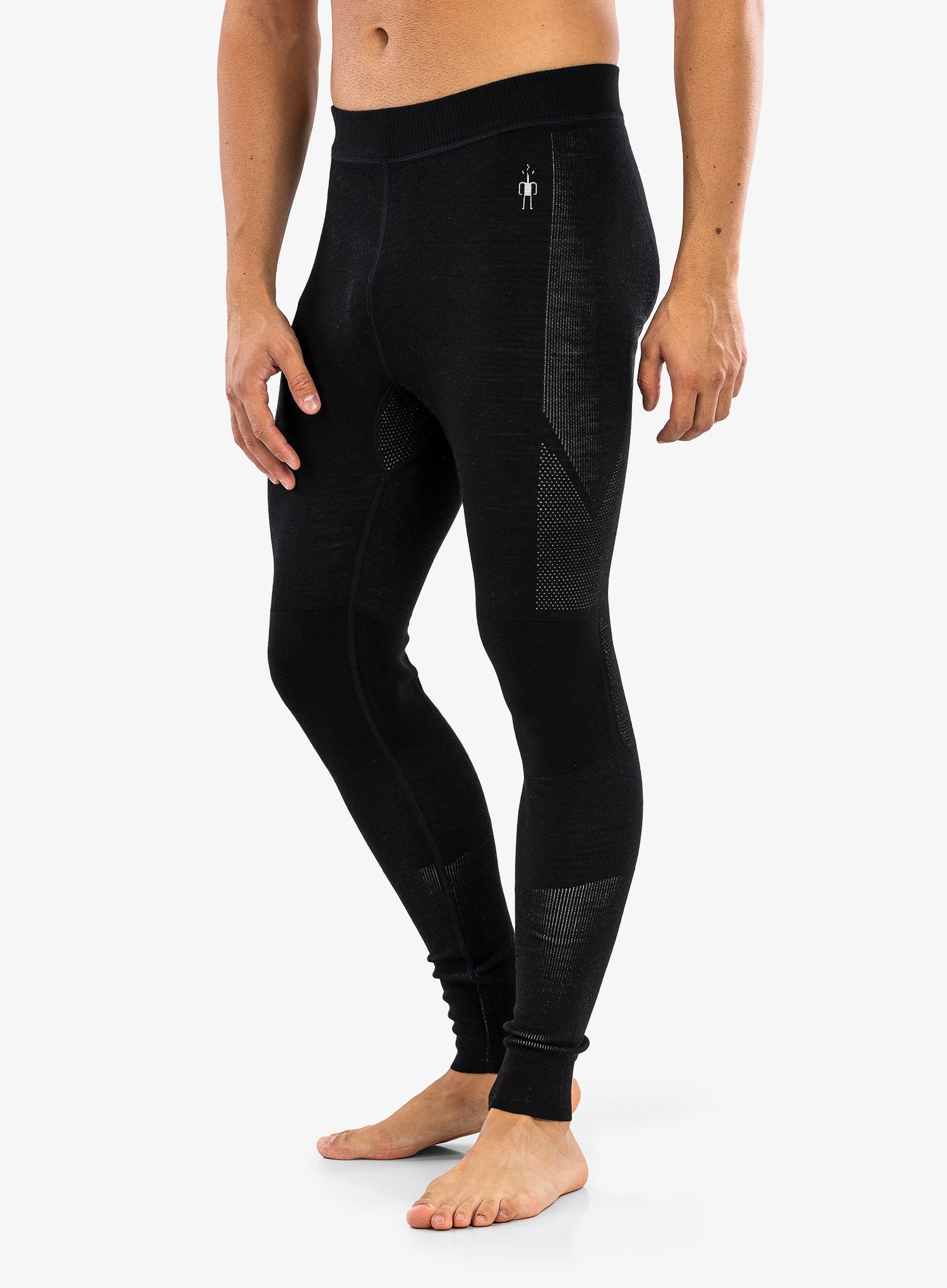 Termo tajice Smartwool Intraknit Thermal Merino Base Layer Bottom - black/white