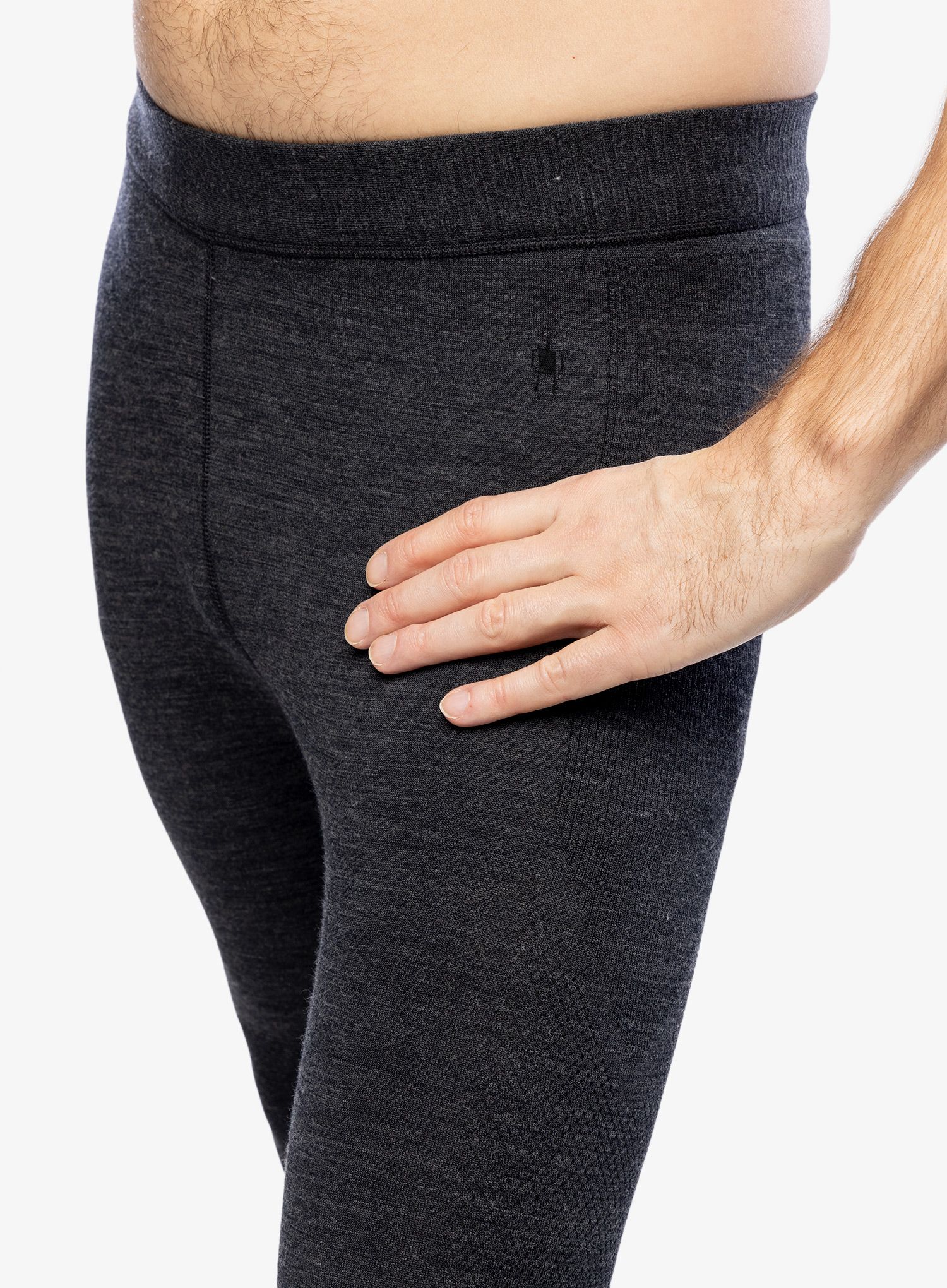 Termo tajice Smartwool Intraknit Thermal Merino Base Layer Bottom - charcoal heather/black