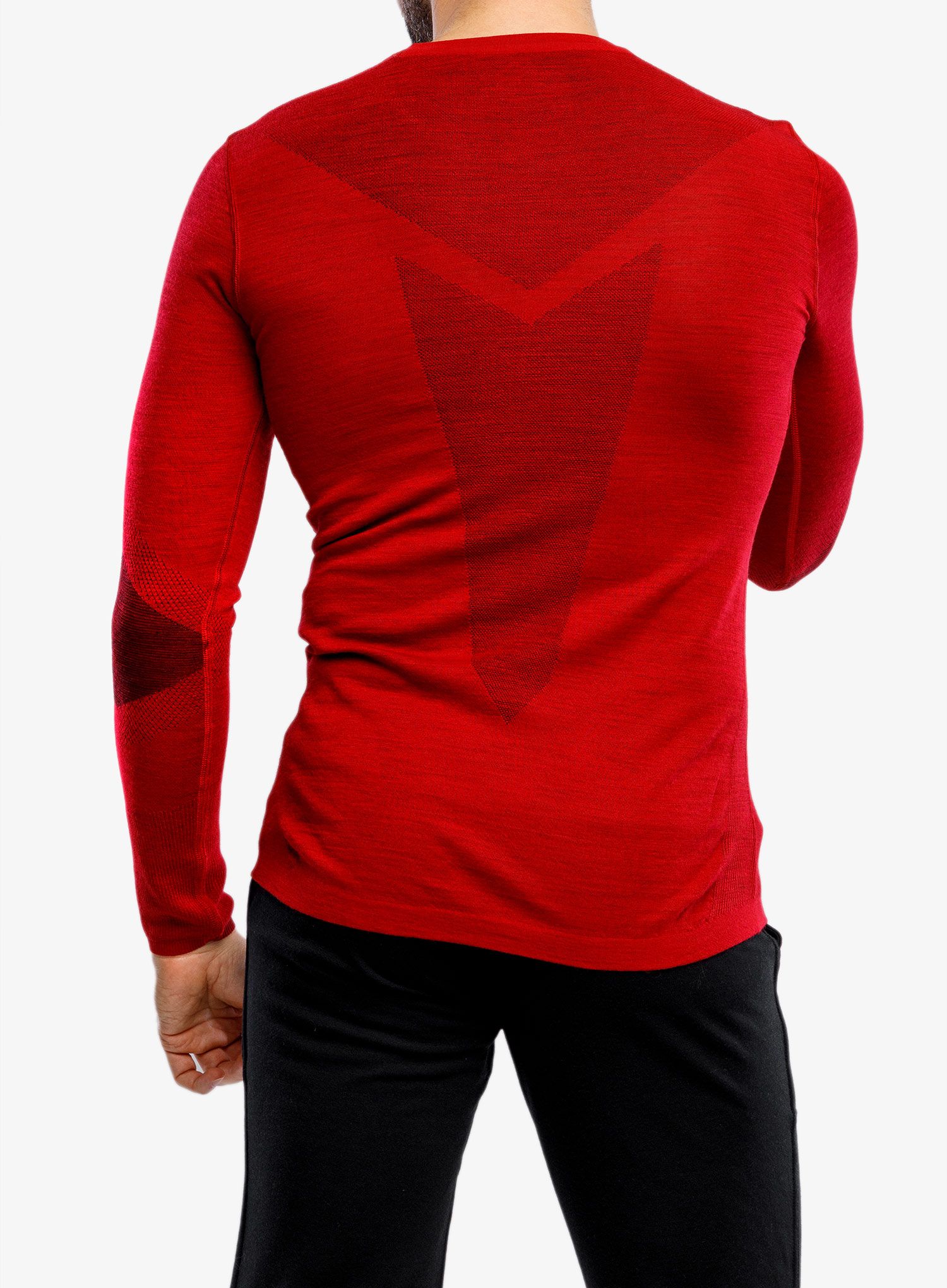 Dukserica Smartwool Intraknit Thermal Merino Base Layer Crew - rythmic red