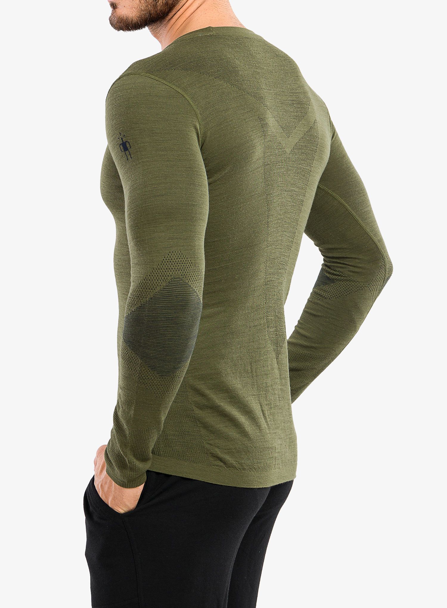 Dukserica Smartwool Intraknit Thermal Merino Base Layer Crew - winter moss