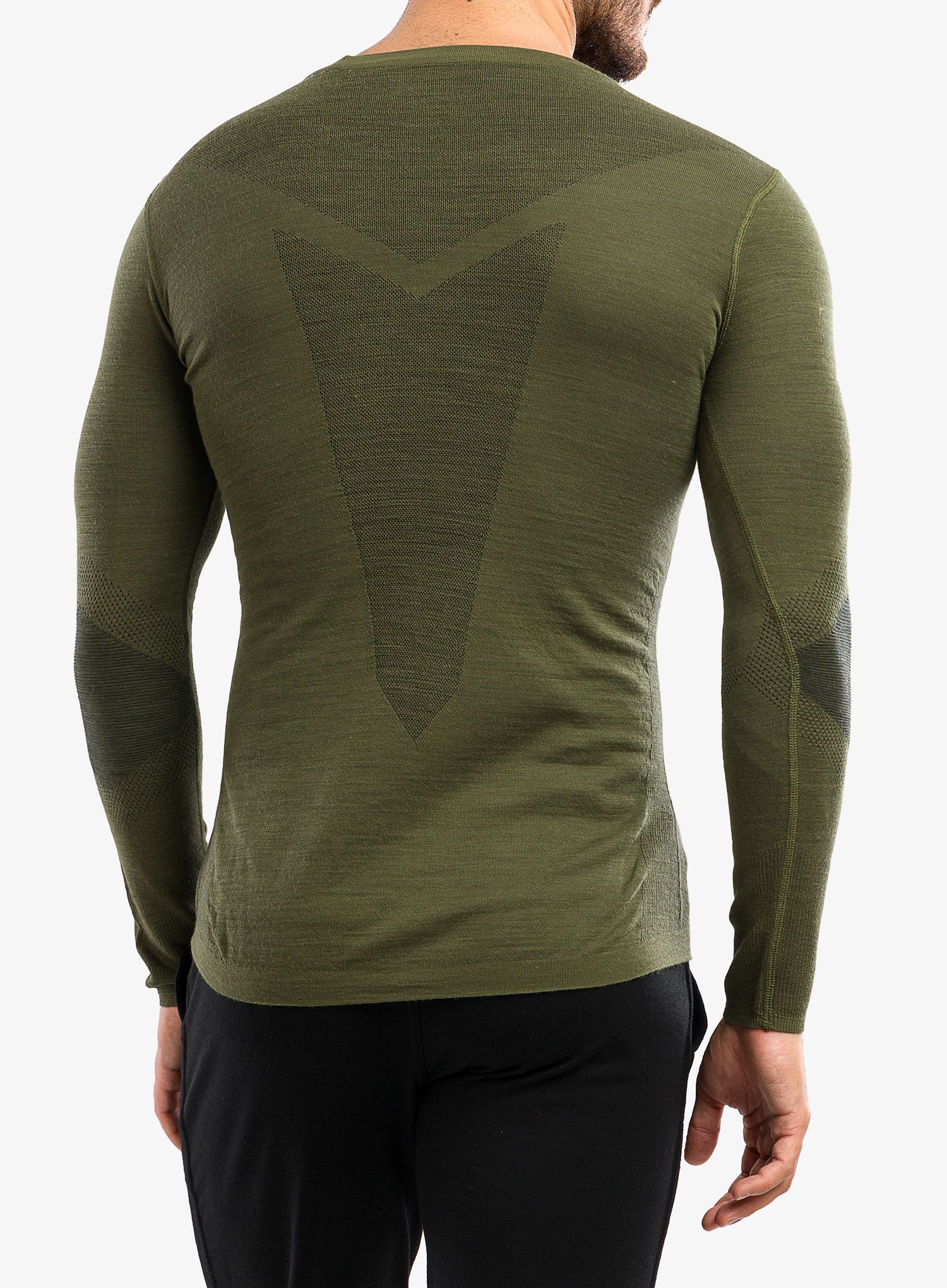 Dukserica Smartwool Intraknit Thermal Merino Base Layer Crew - winter moss