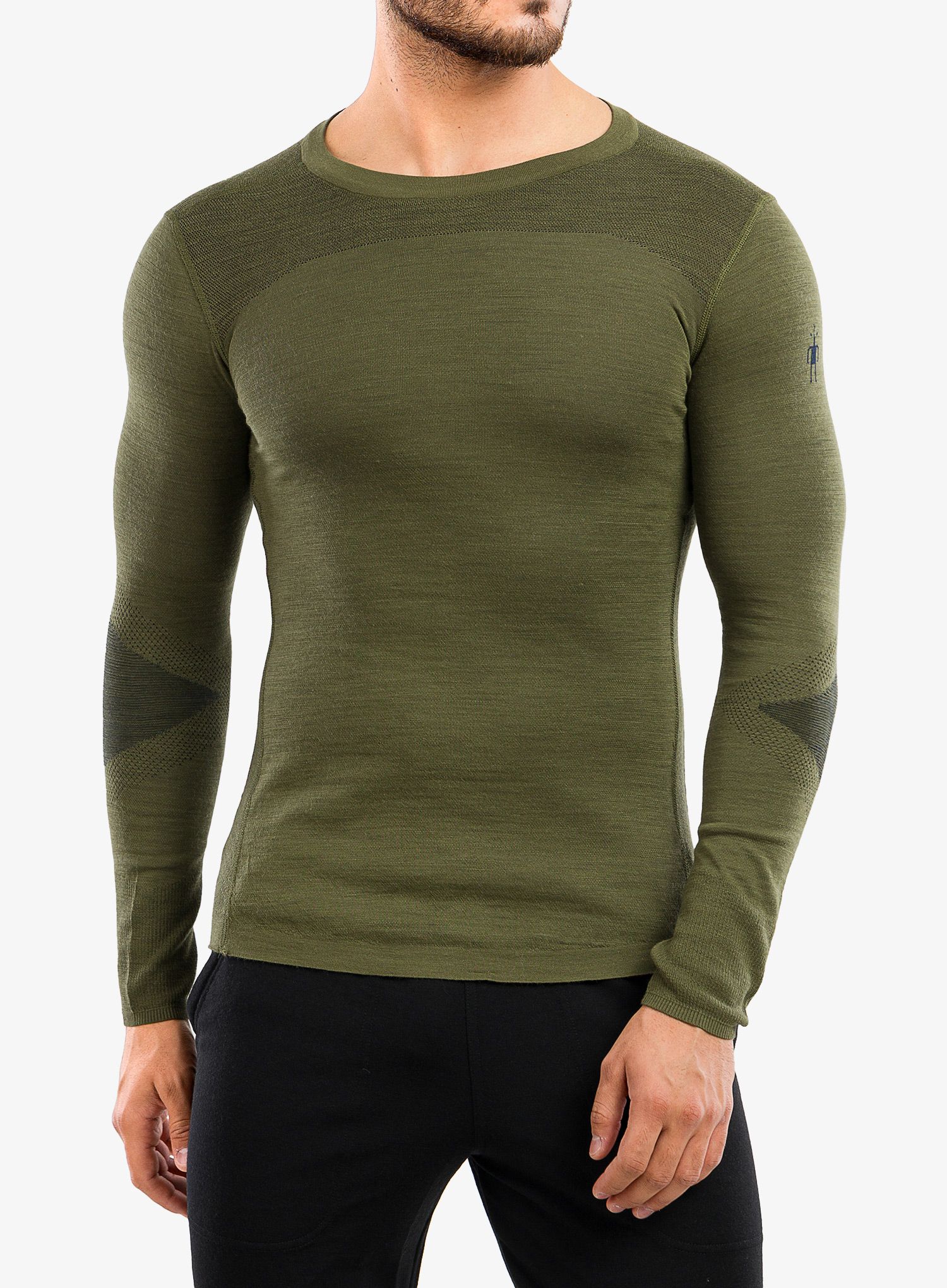 Dukserica Smartwool Intraknit Thermal Merino Base Layer Crew - winter moss