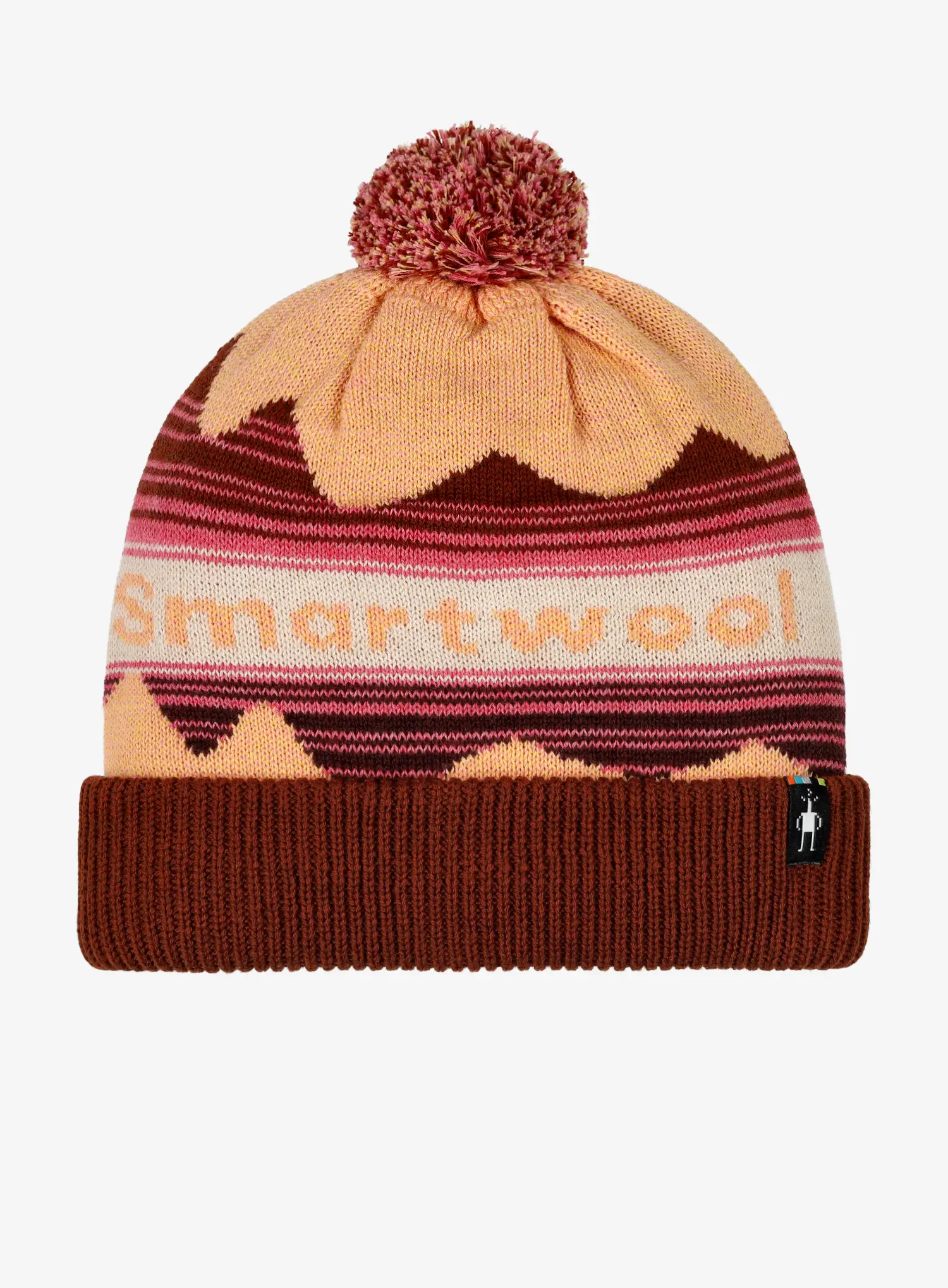 Zimska kapa Smartwool Knit Winter Pattern POM Beanie - apricot