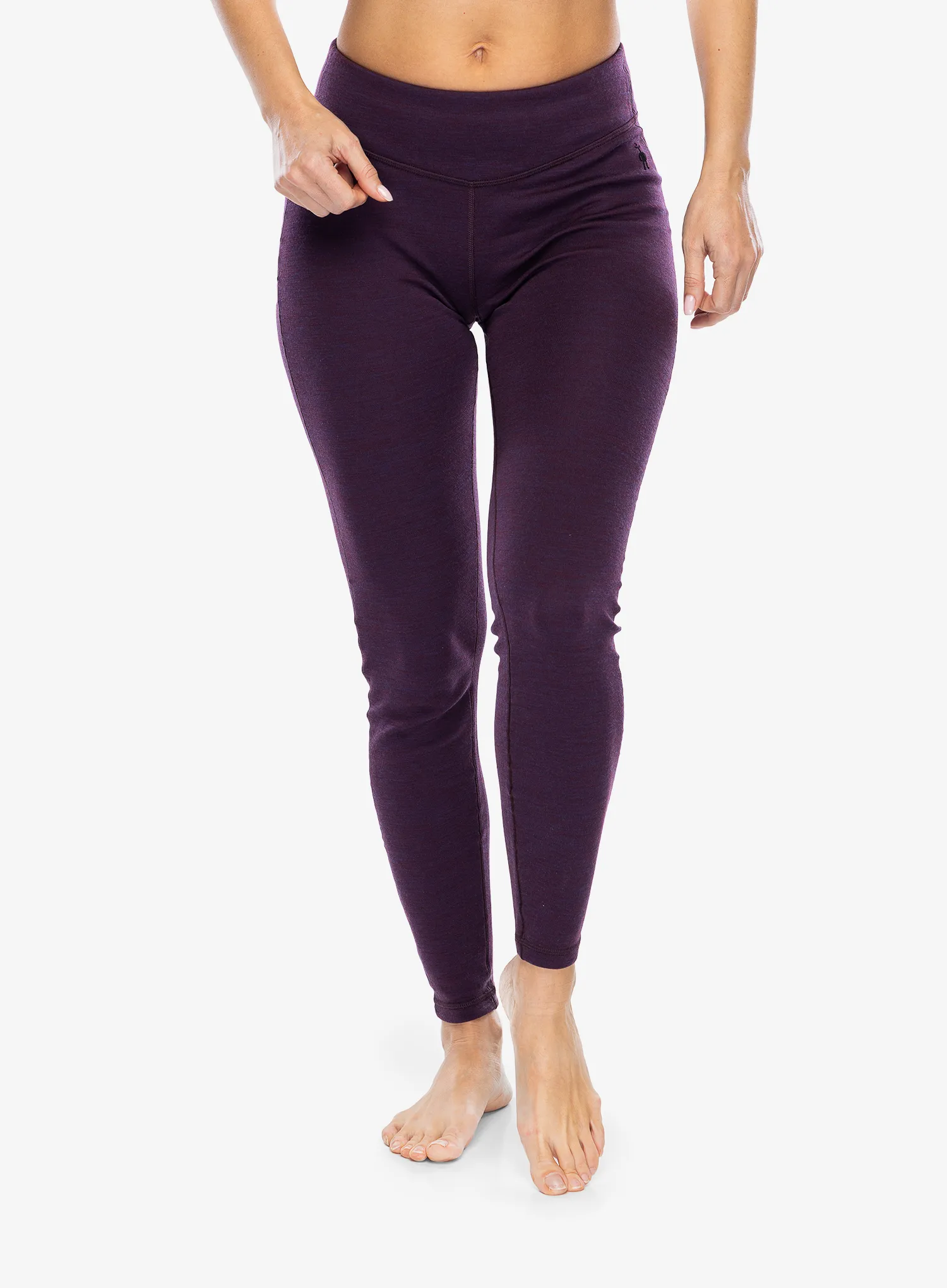 Ženske termo tajice Smartwool Merino 250 Baselayer Bottom - purple iris h